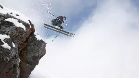 LINESKIS mountain in my mind 2 mental health ski film cliff jump