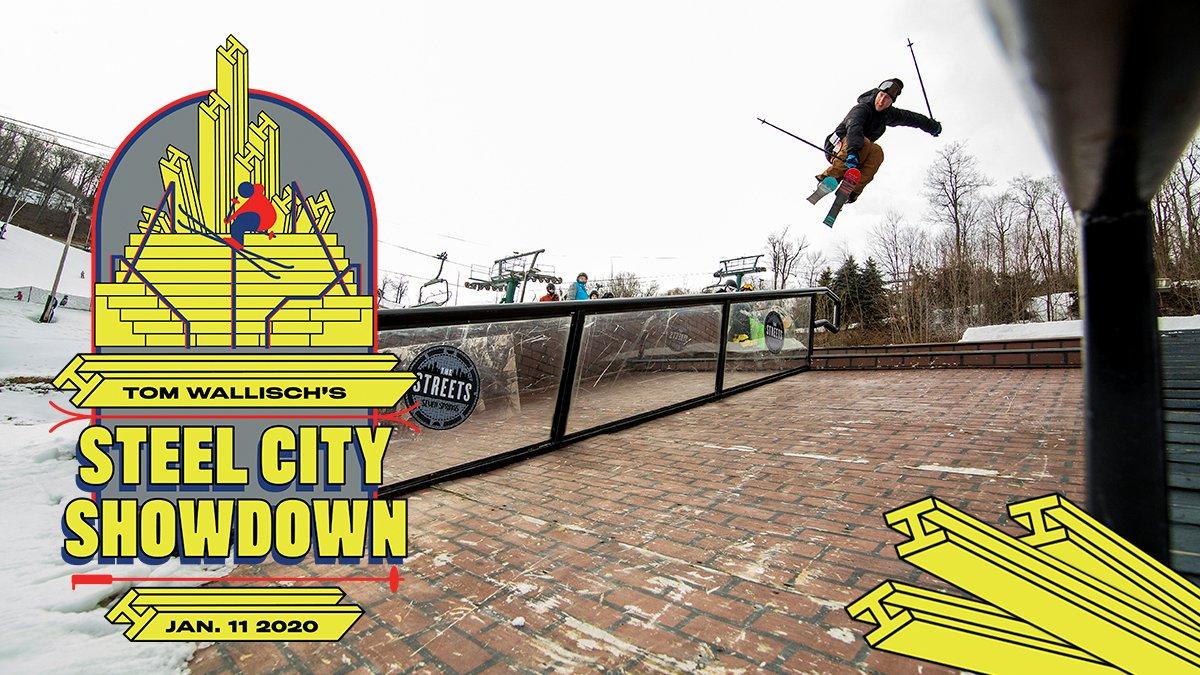 Tom Wallisch's Steel City Showdown Seven Springs Resort LINE skis