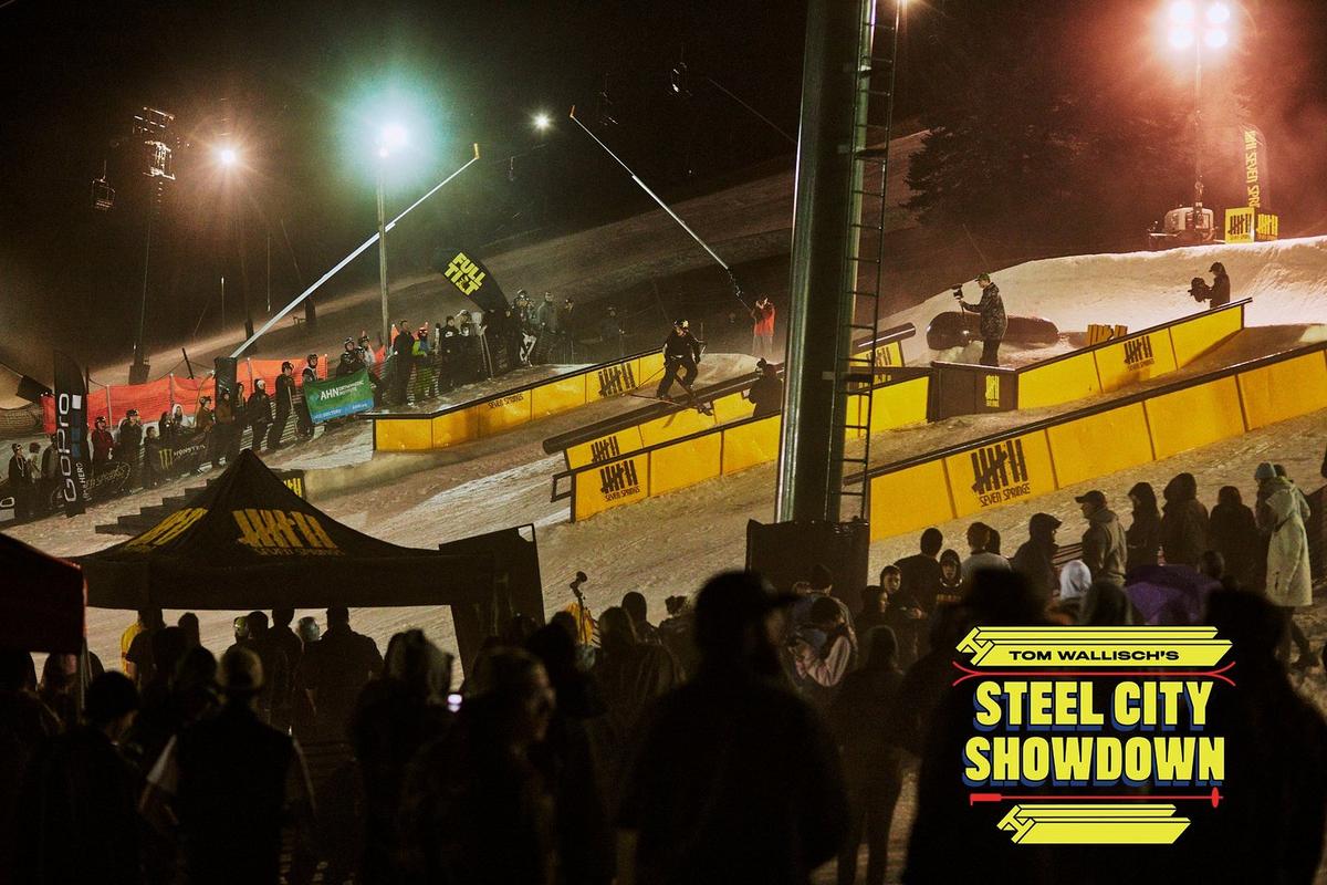 Tom Wallisch's Steel City Showdown Seven Springs Resort LINE skis