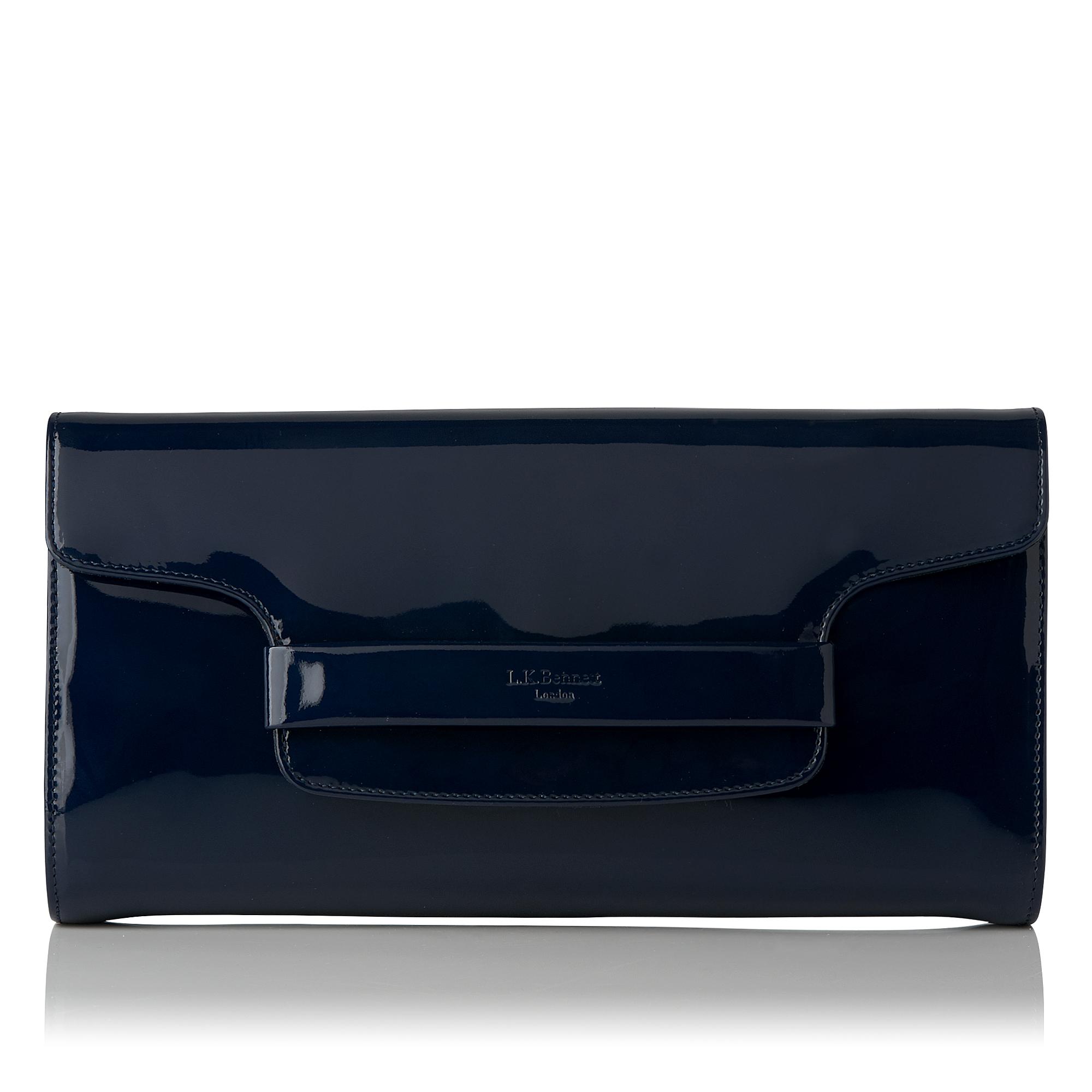 Floret Navy Patent Courts Court Shoes Shoes Collections L.K