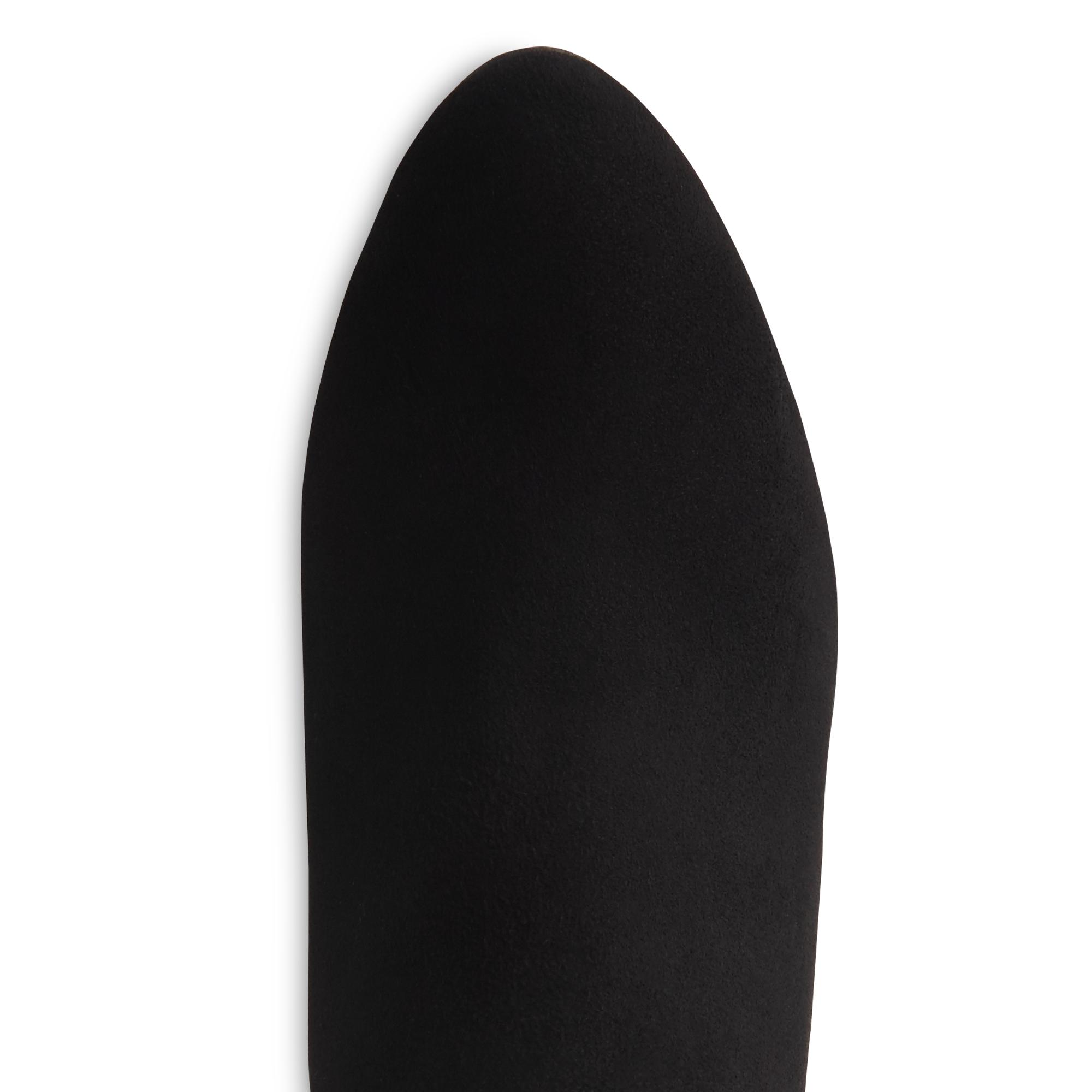 emily black suede ankle boots