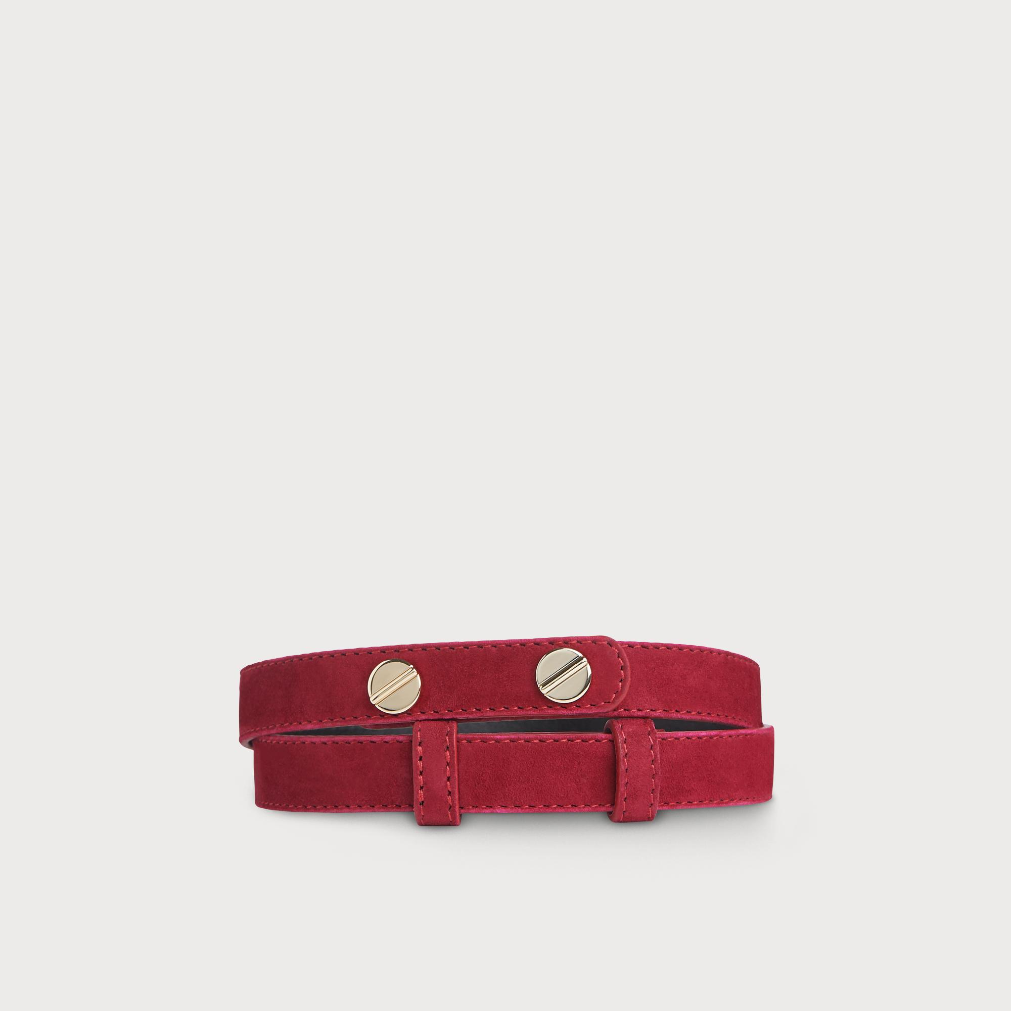 Zahara Red Suede Belt