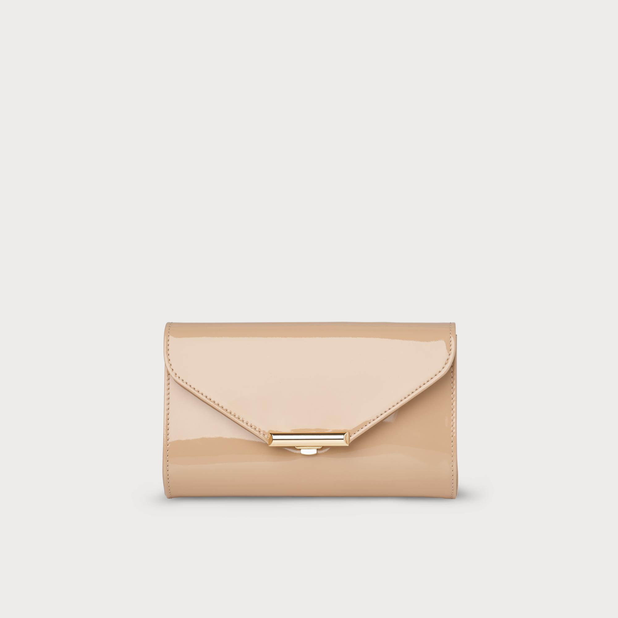 Sissi Trench Patent Clutch Bag