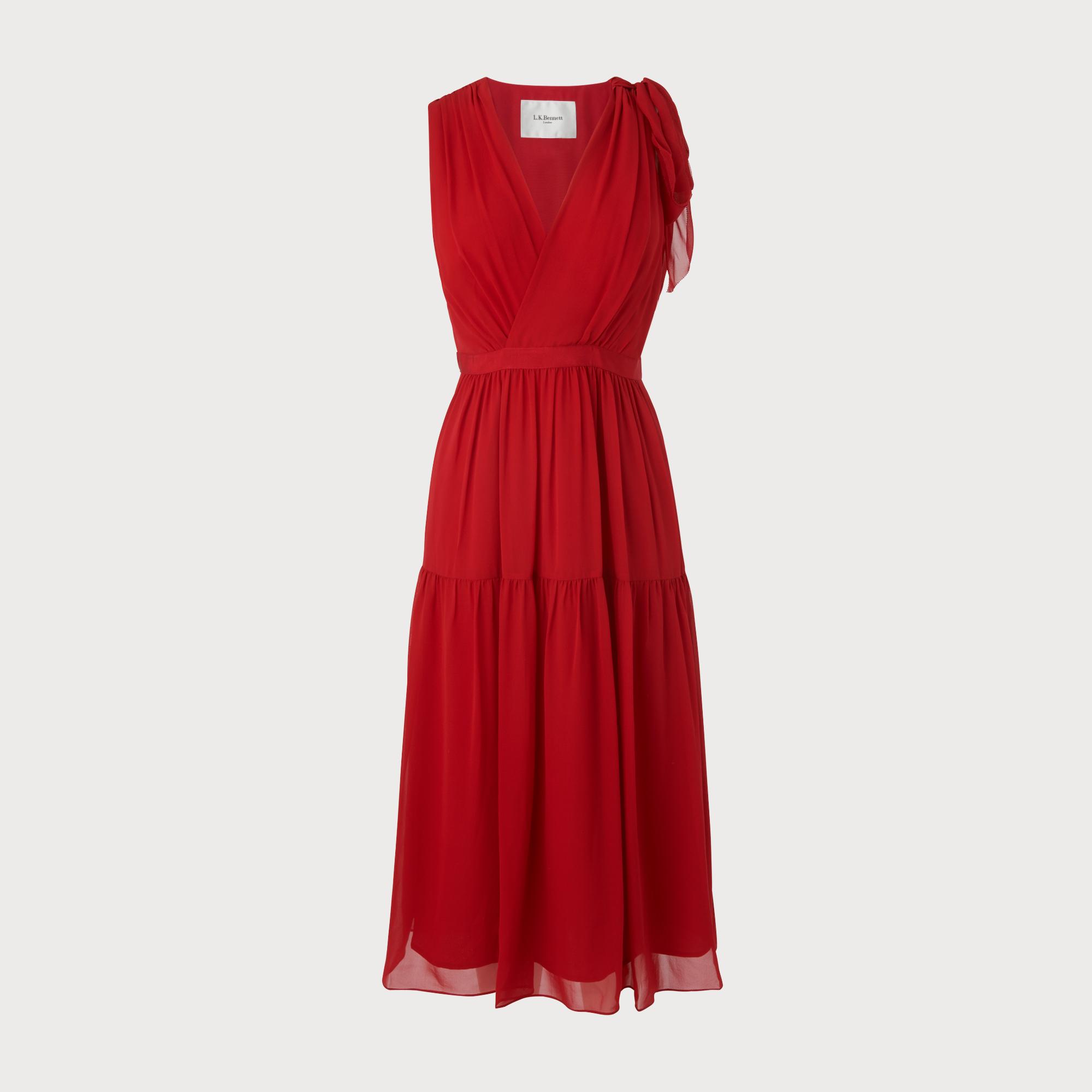 lk bennett red dress