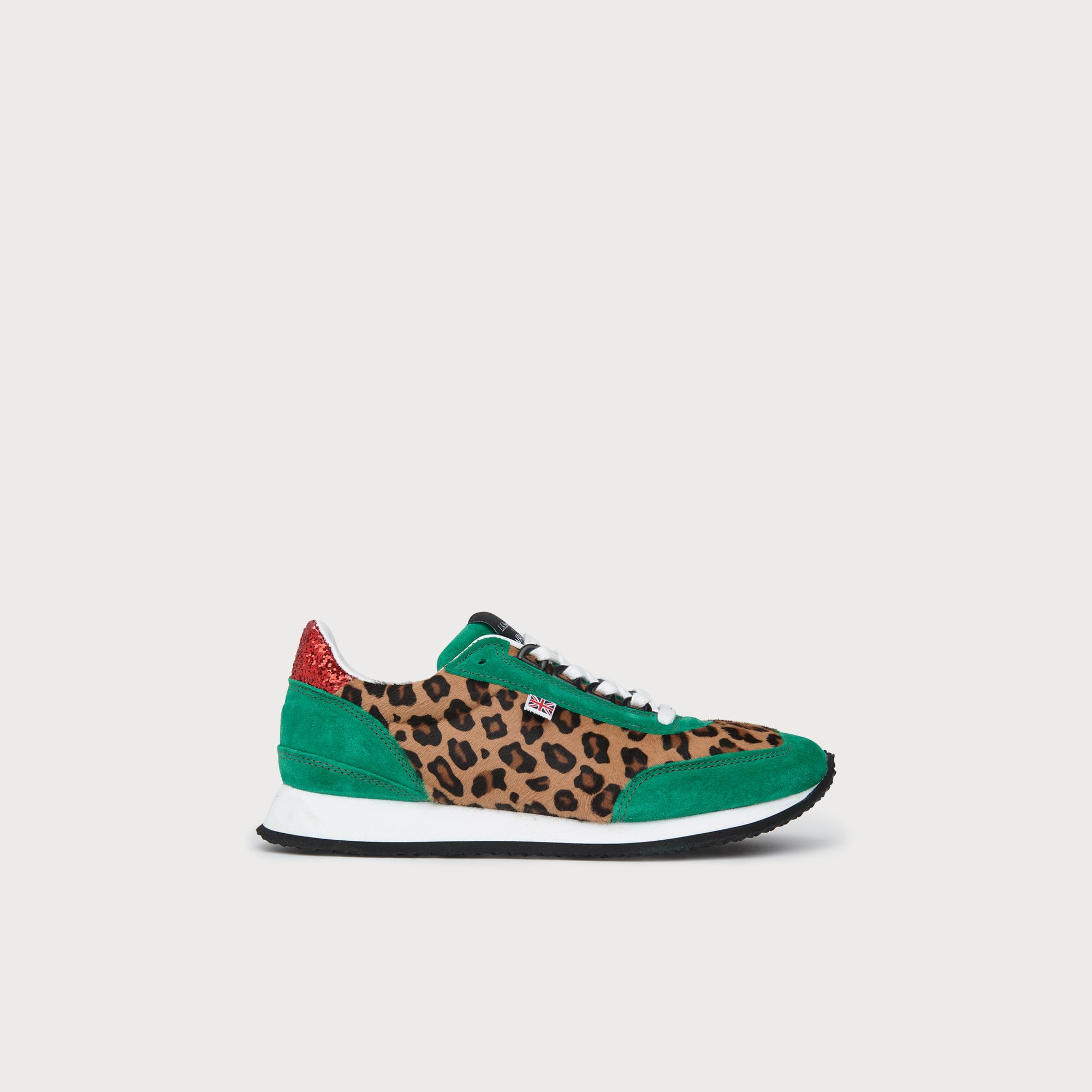 leopard print slip on trainers