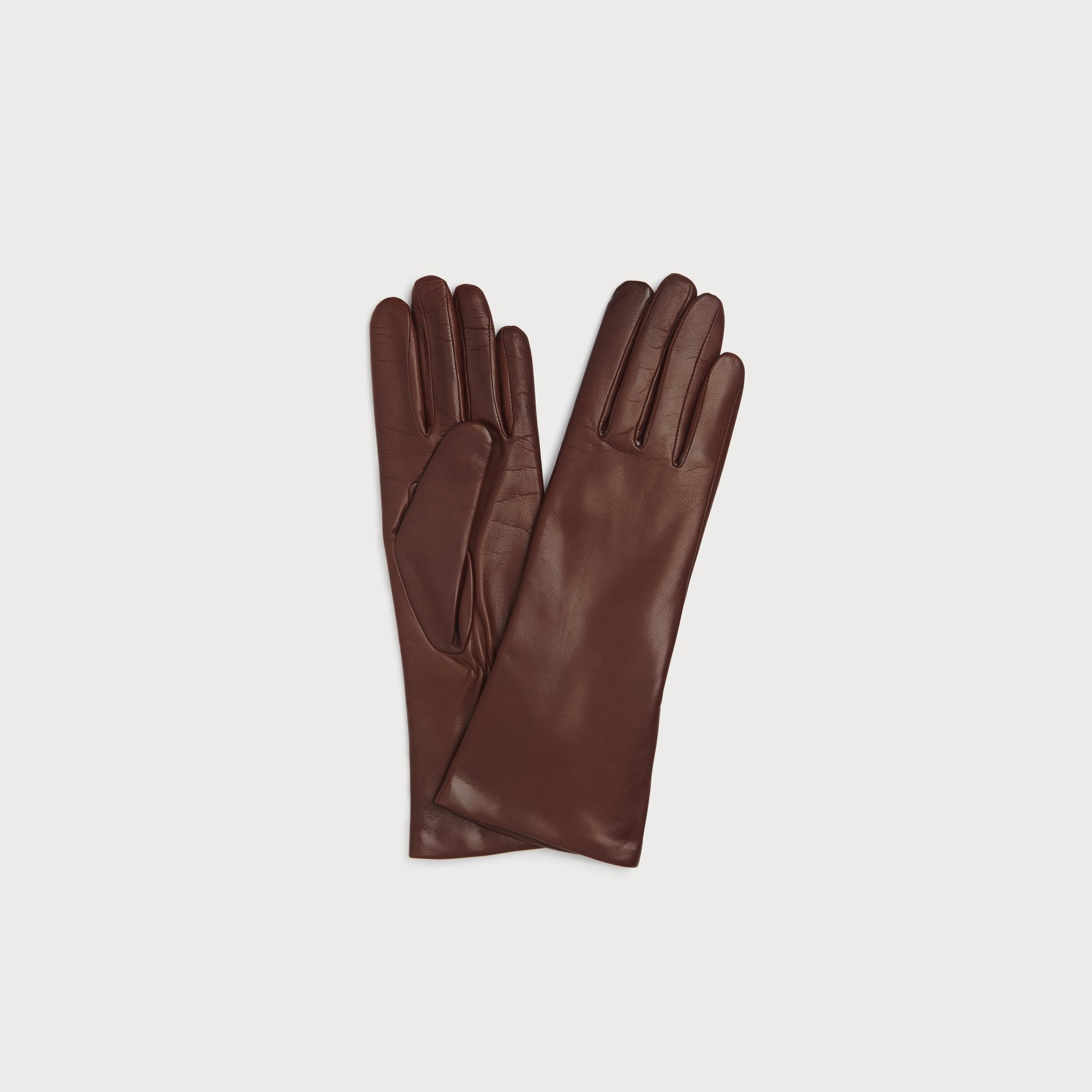 Ysabeau Tan Leather Gloves