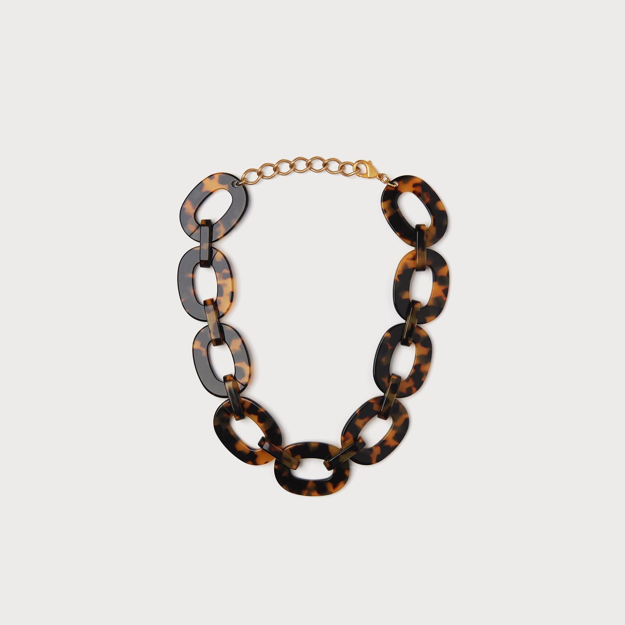 Jamie Tortoiseshell Link Necklace