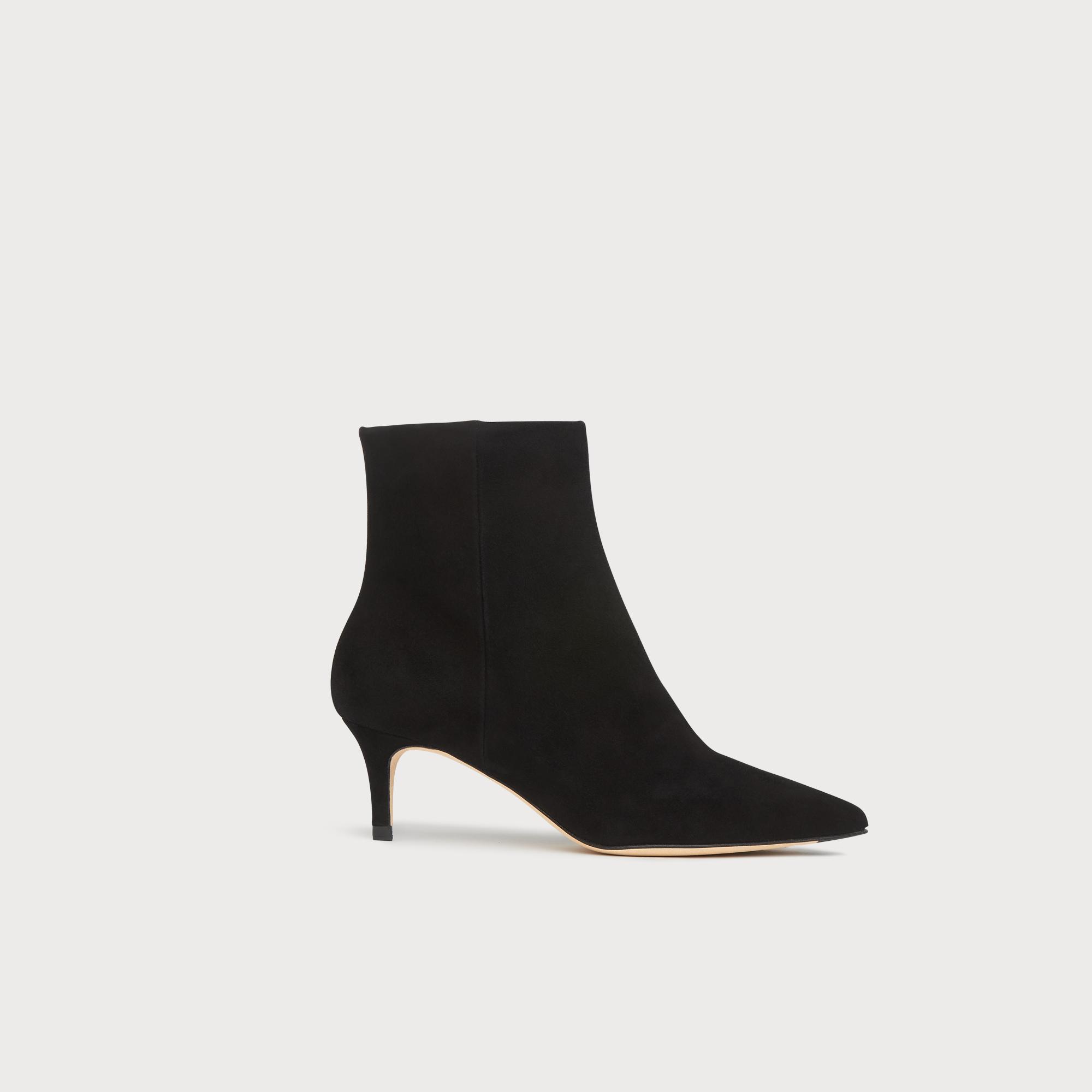 black suede ankle boots uk