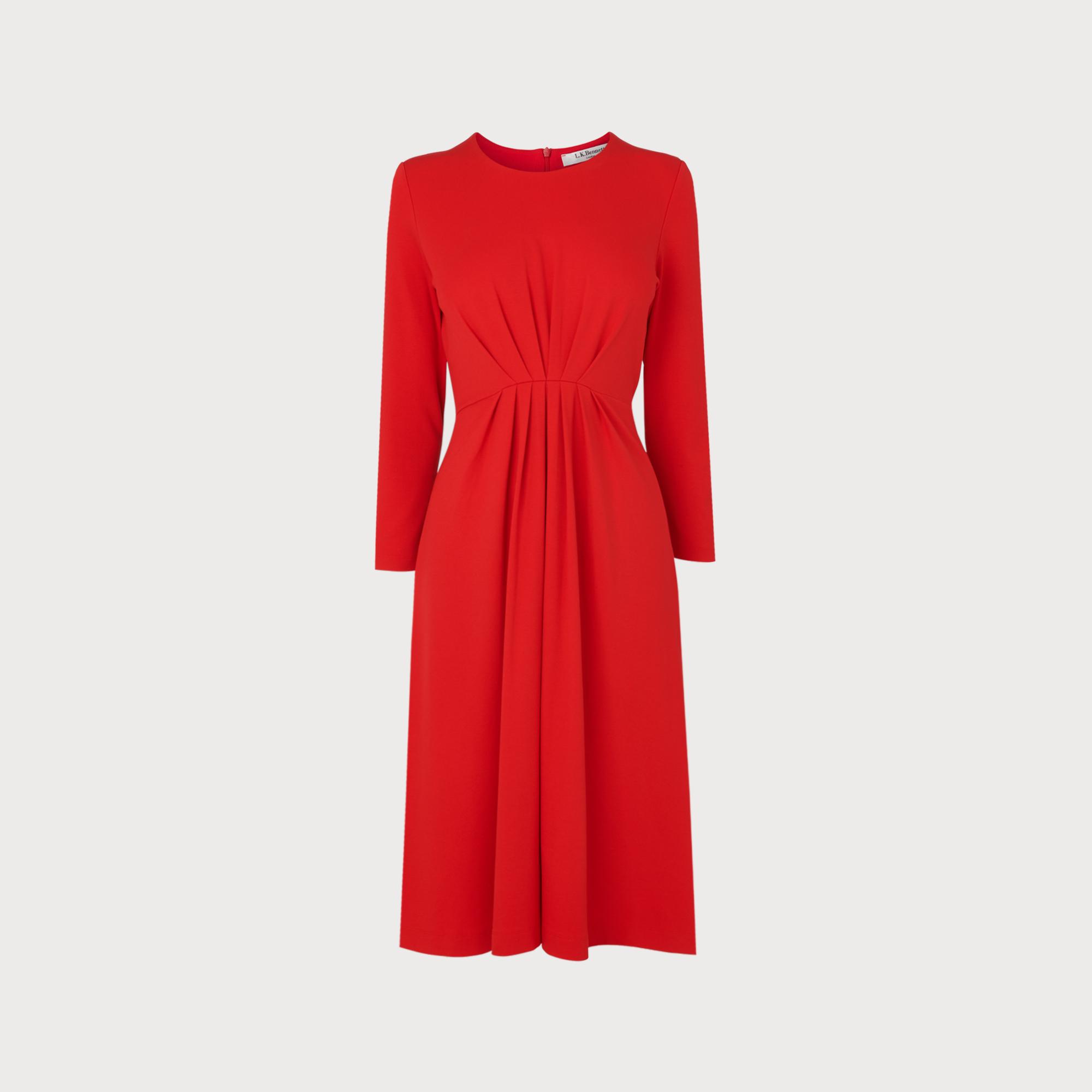 lk bennett red dress