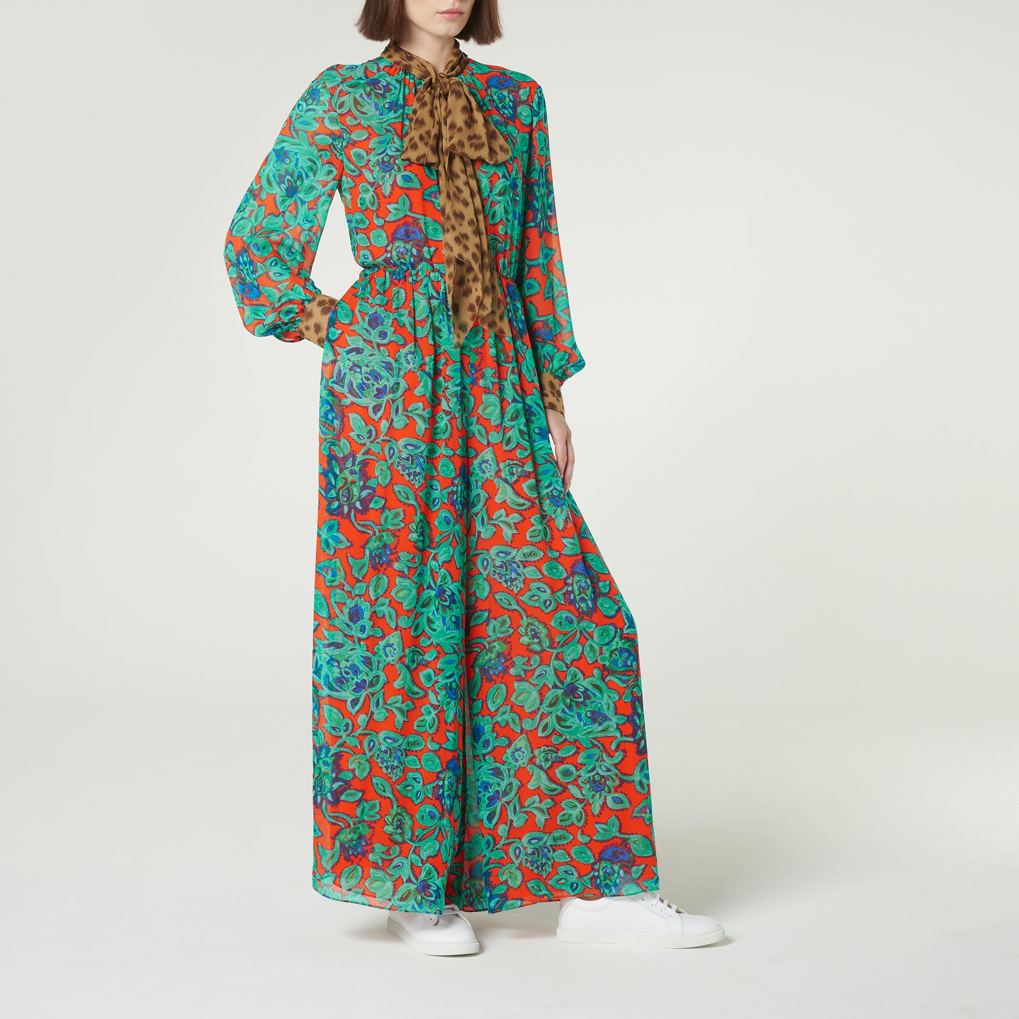 lk bennett leopard jumpsuit