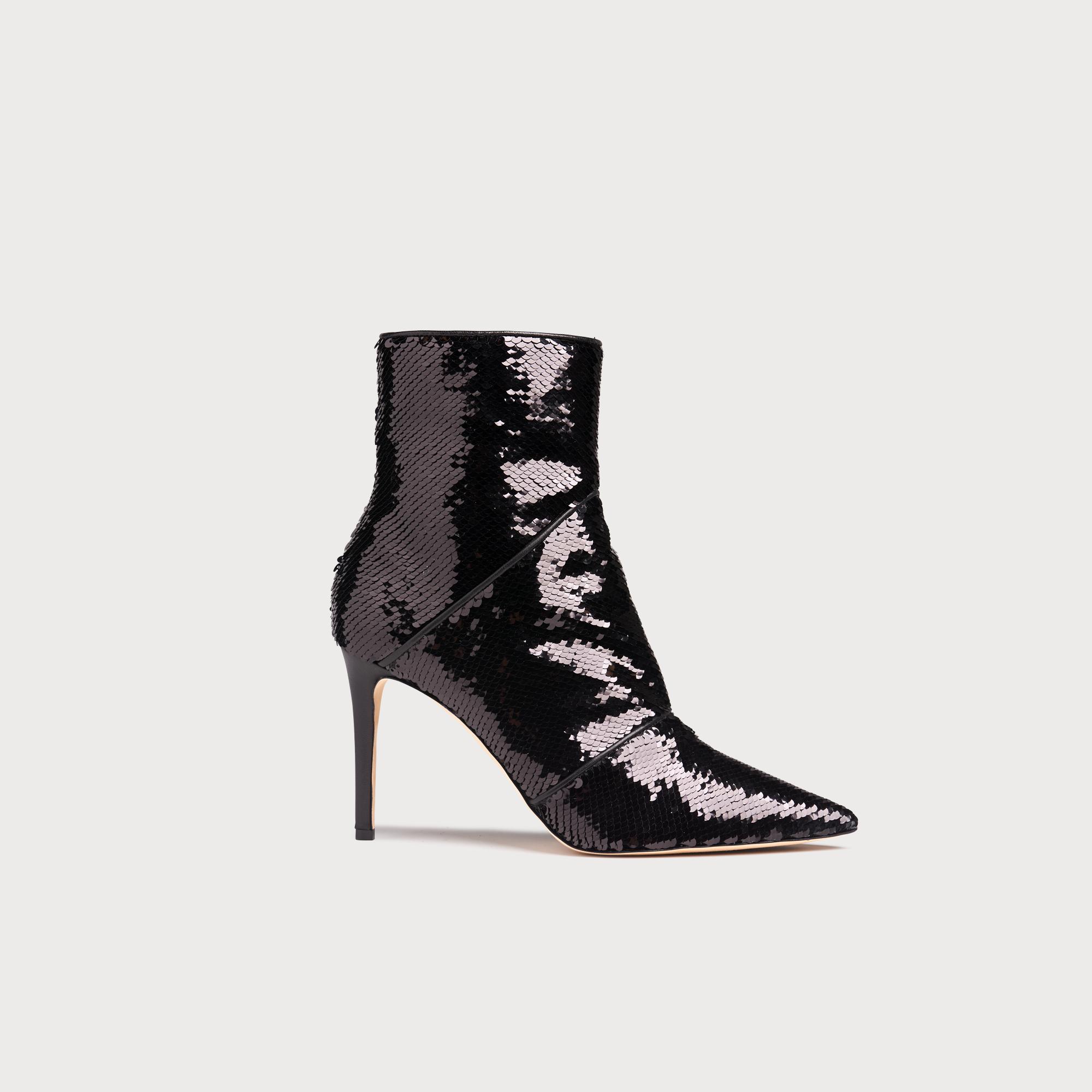 sequin ankle boots uk