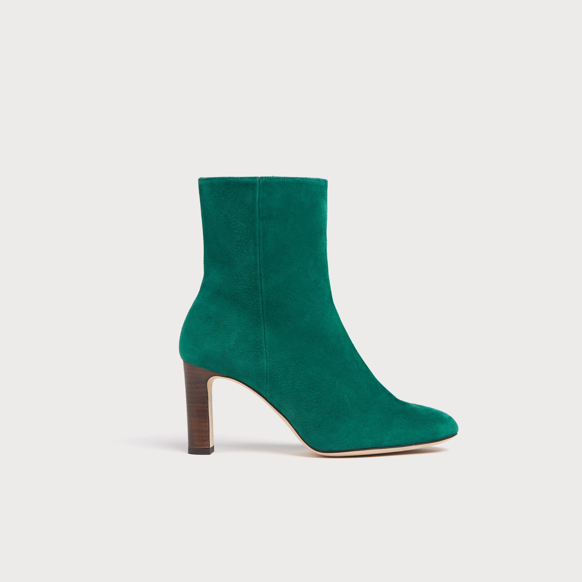 green ankle boots uk