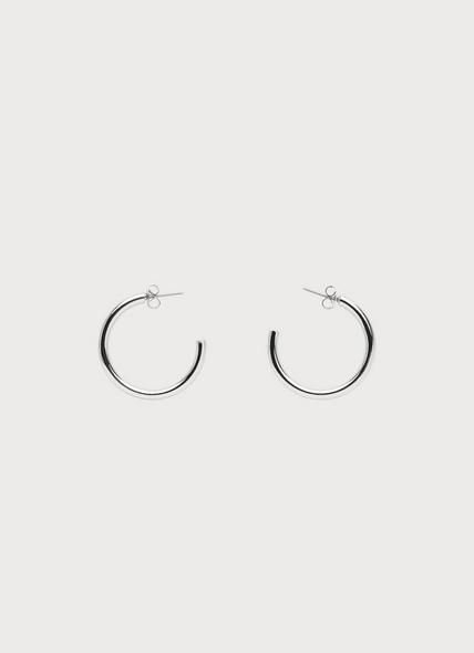 Sunne Silver-Plated Hoop Earrings