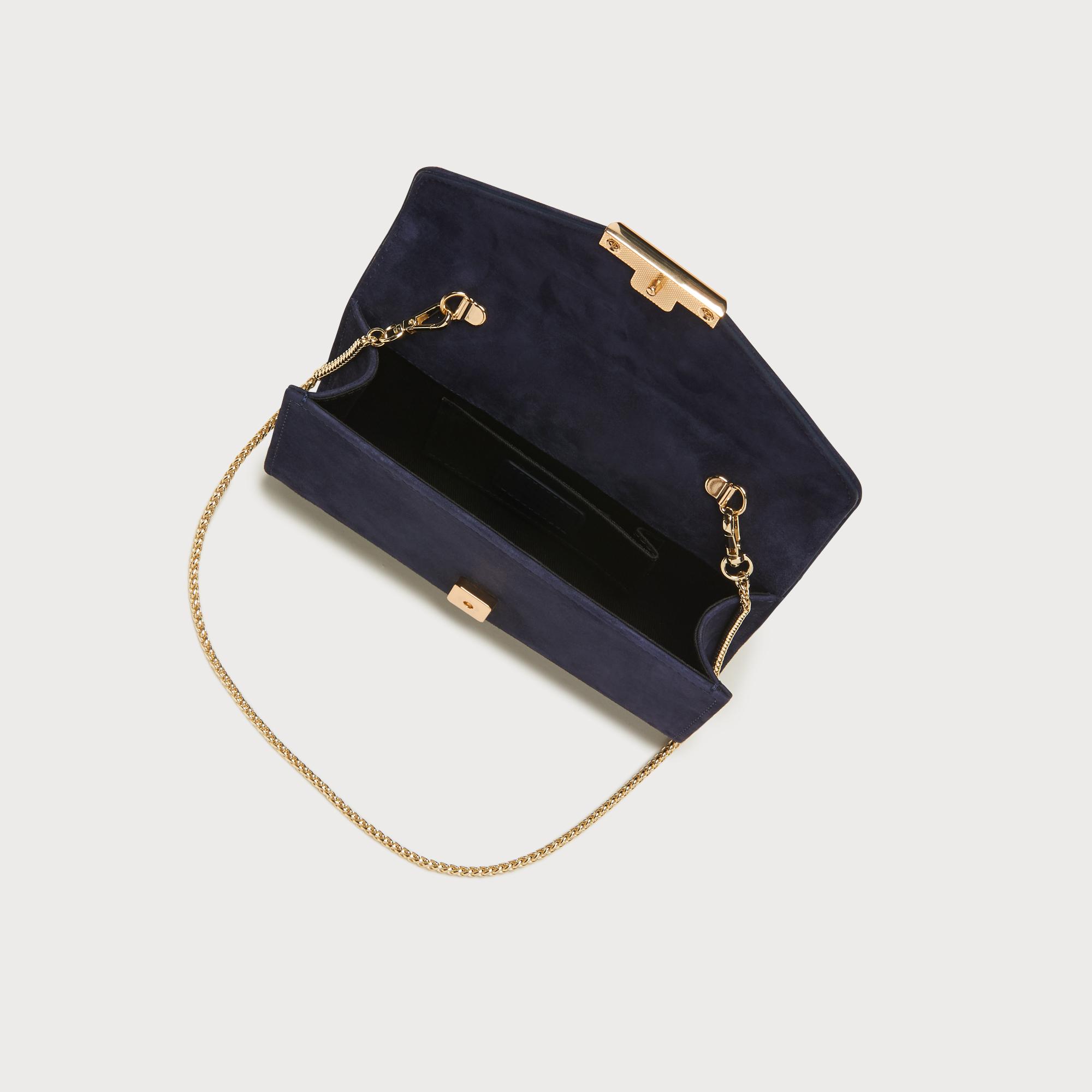 lk bennett velvet bag