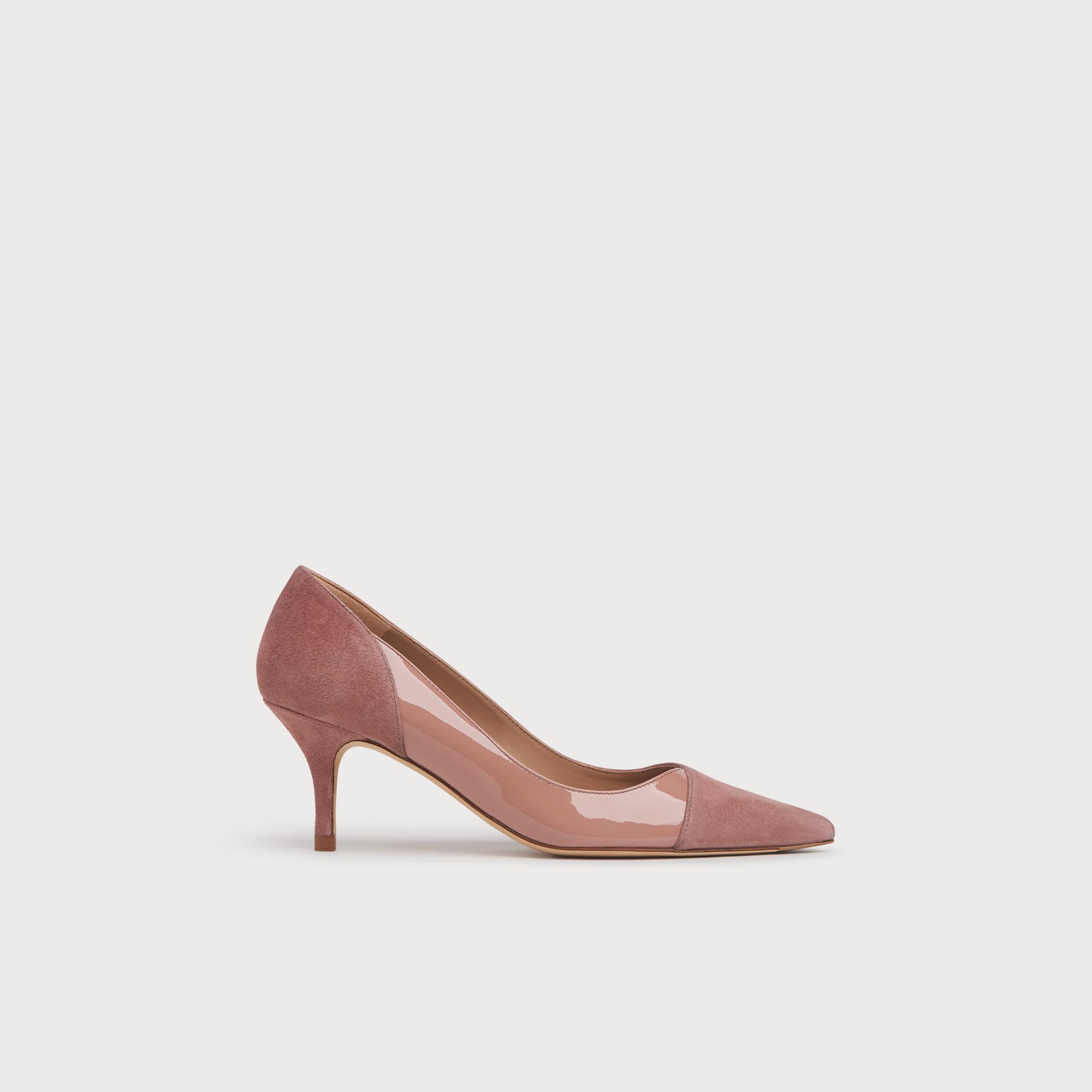 lk bennett pink court shoes