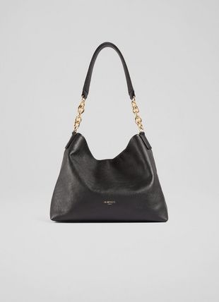 Rebecca Black Grainy Leather Shoulder Bag