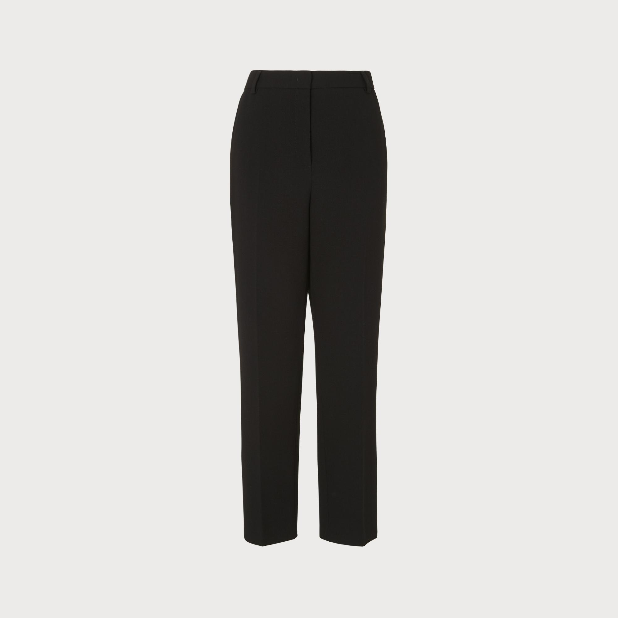 cigarette trousers in crepe