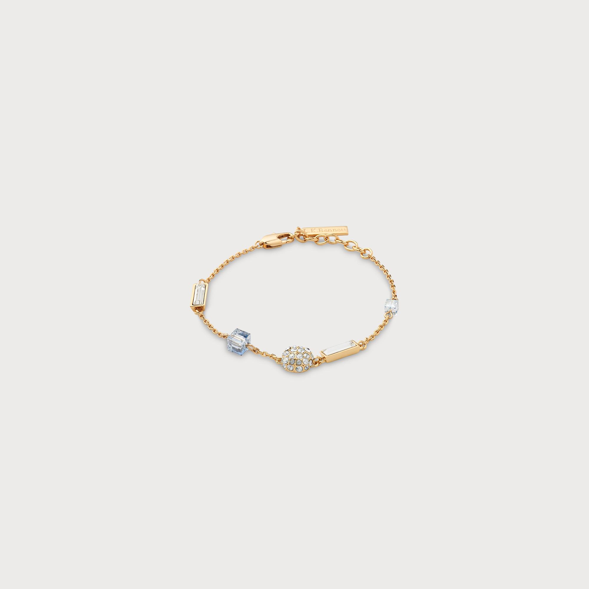 Gisel Gold Crystal Bracelet