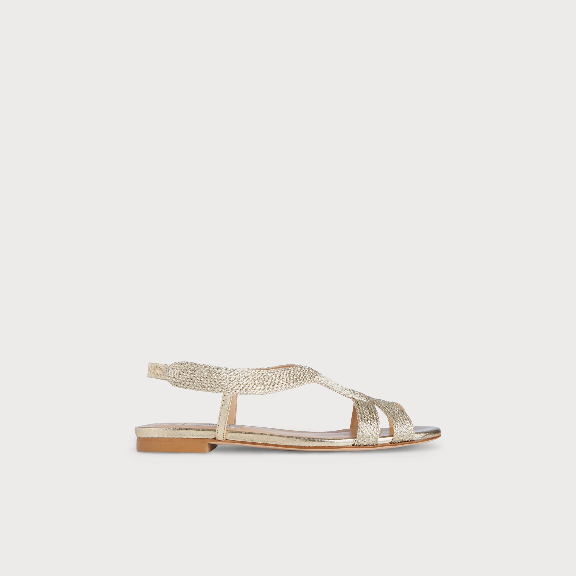 lk bennett gold sandals