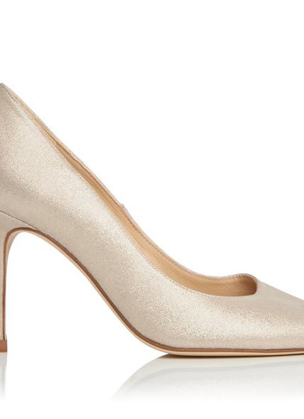 Margo Gold Suede Open Courts