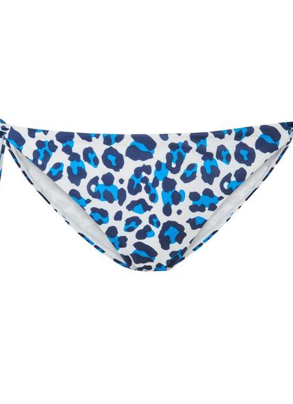 Cory Blue Animal Print Bikini Bottom