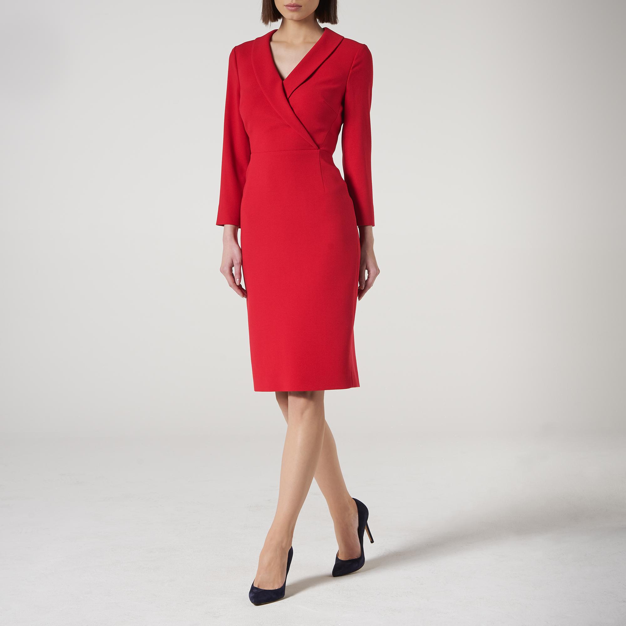 lk bennett red dress