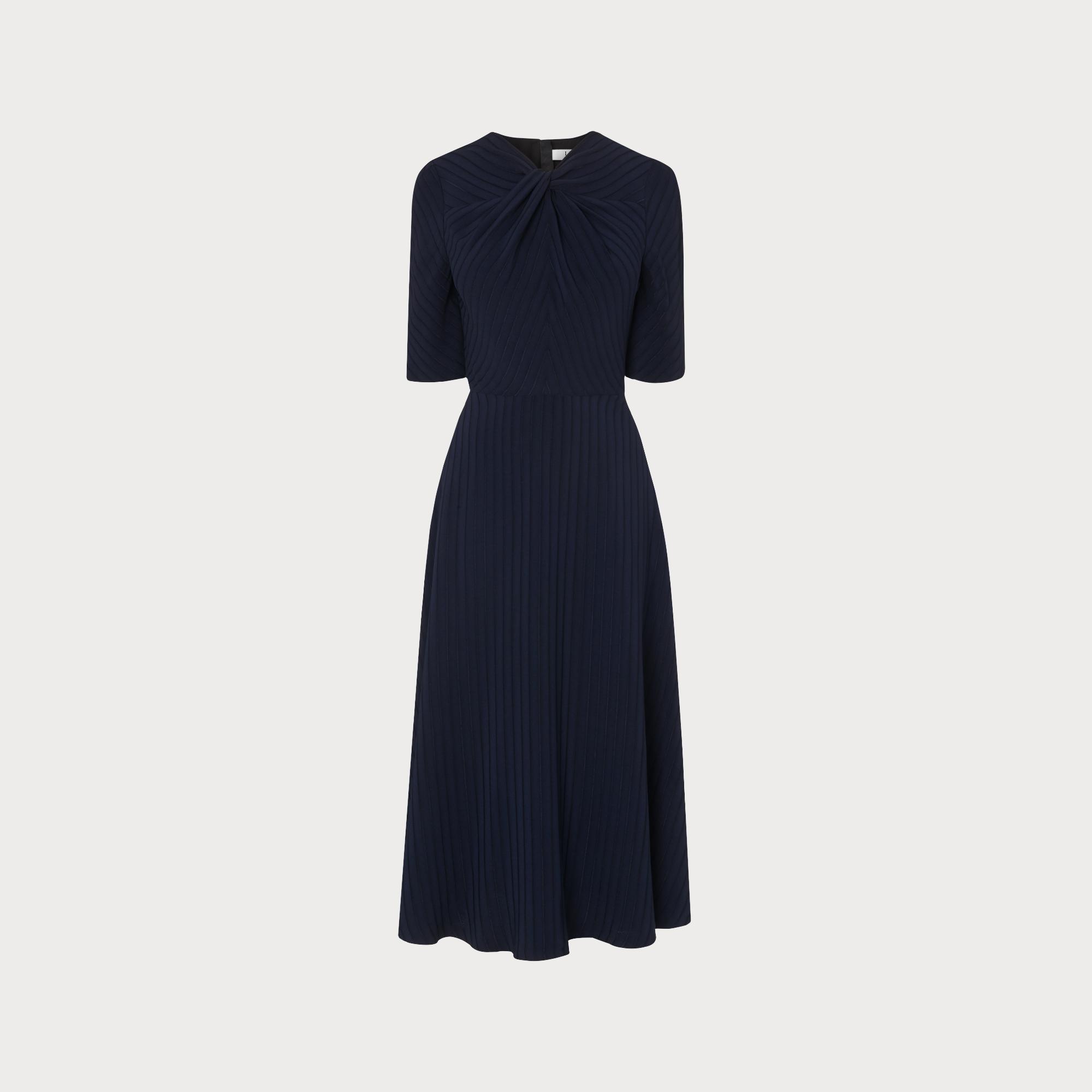 lk bennett navy dress