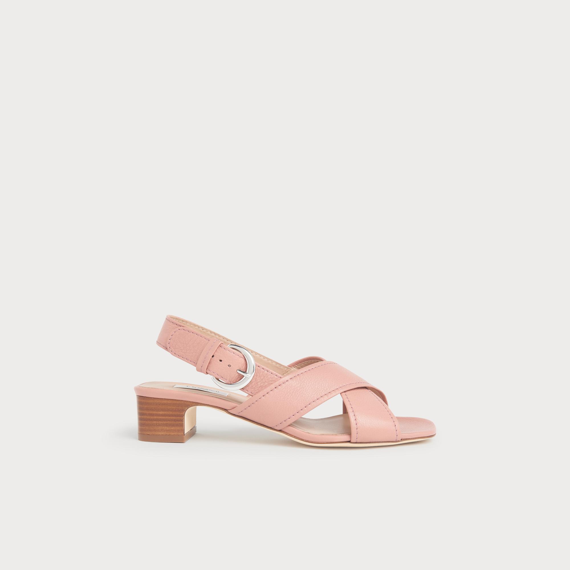 dusky pink sandals
