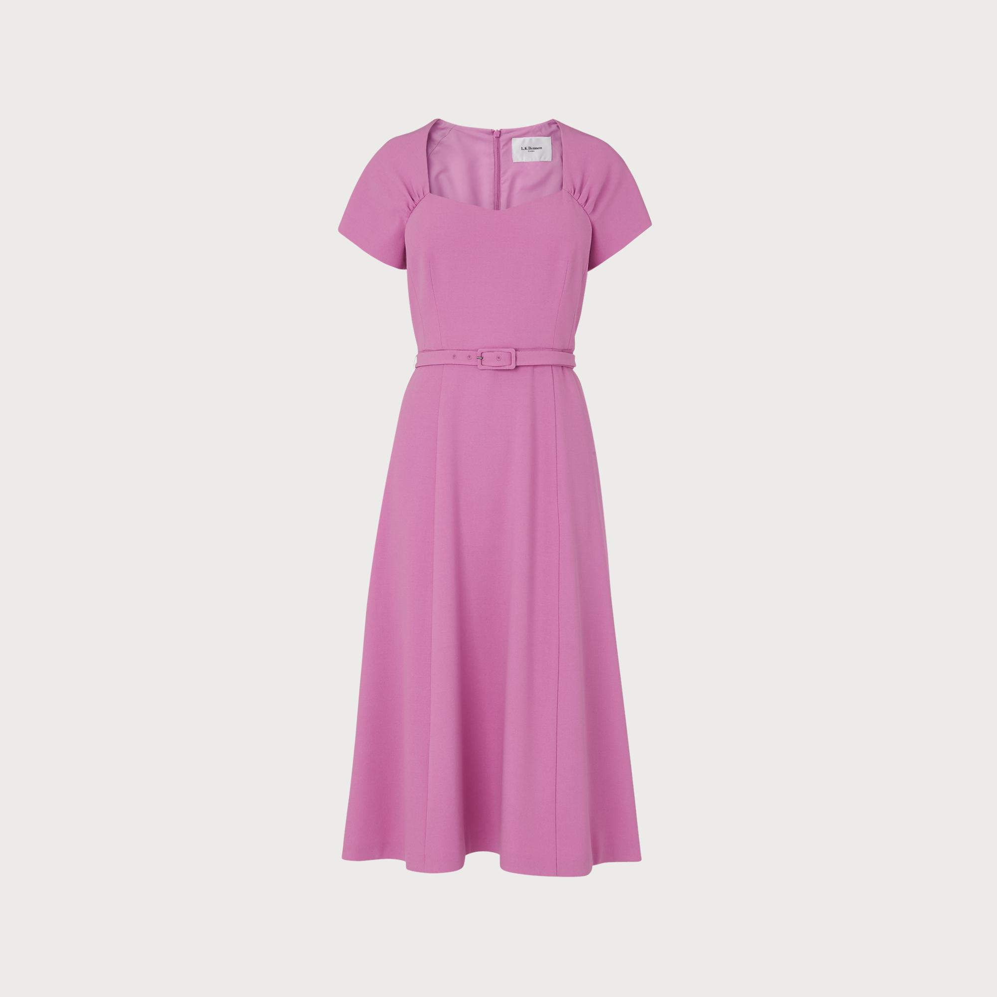 lk bennett purple dress