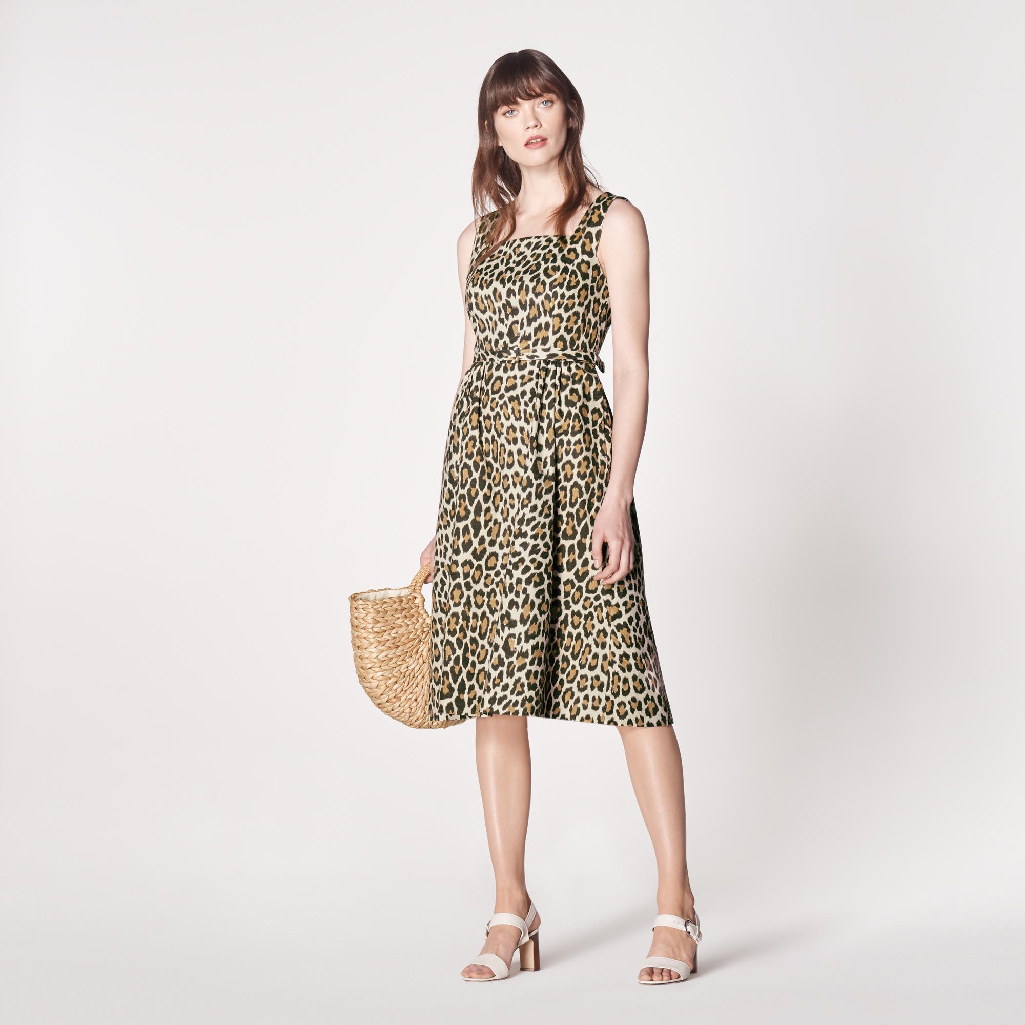 lk bennett leopard dress