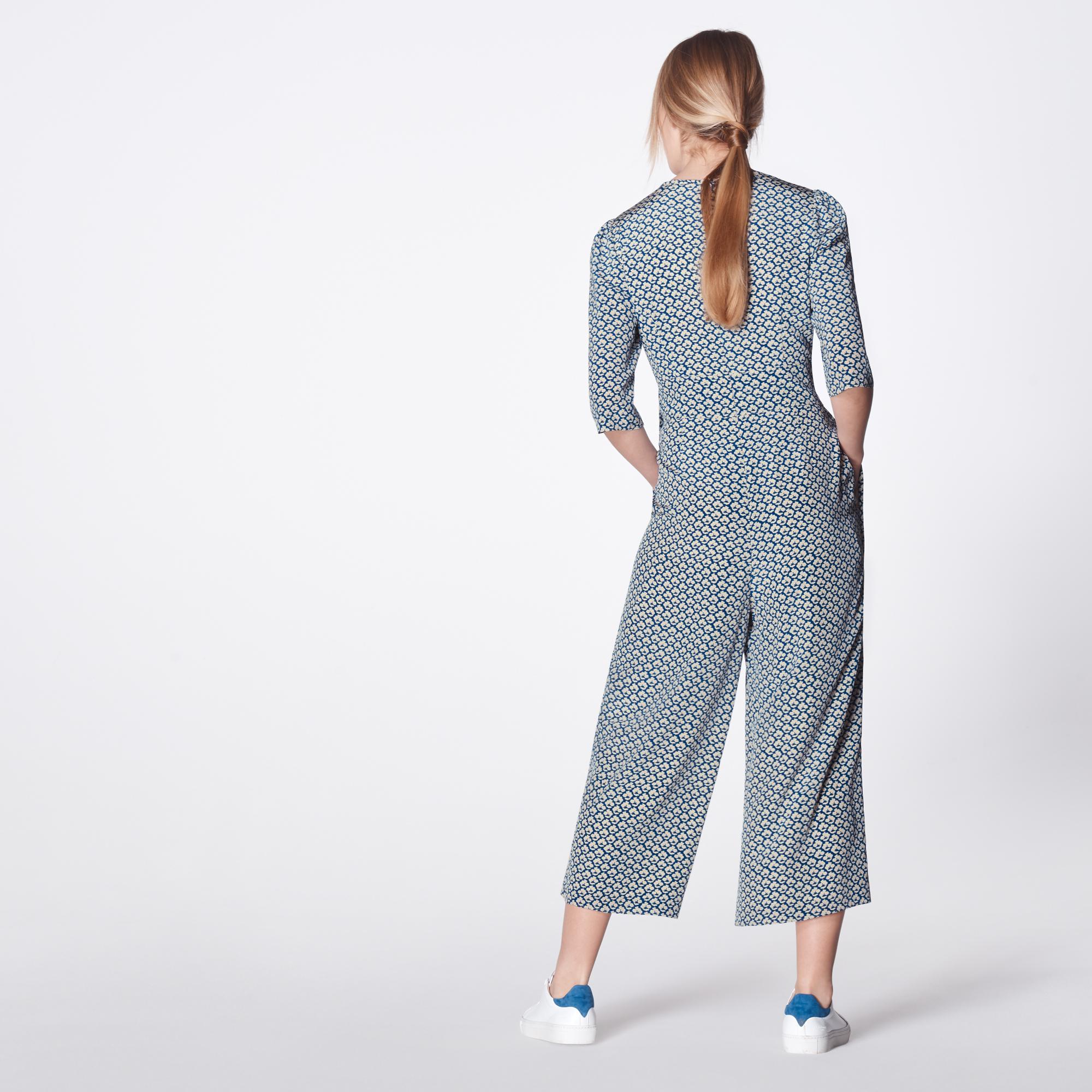lk bennett gold jumpsuit
