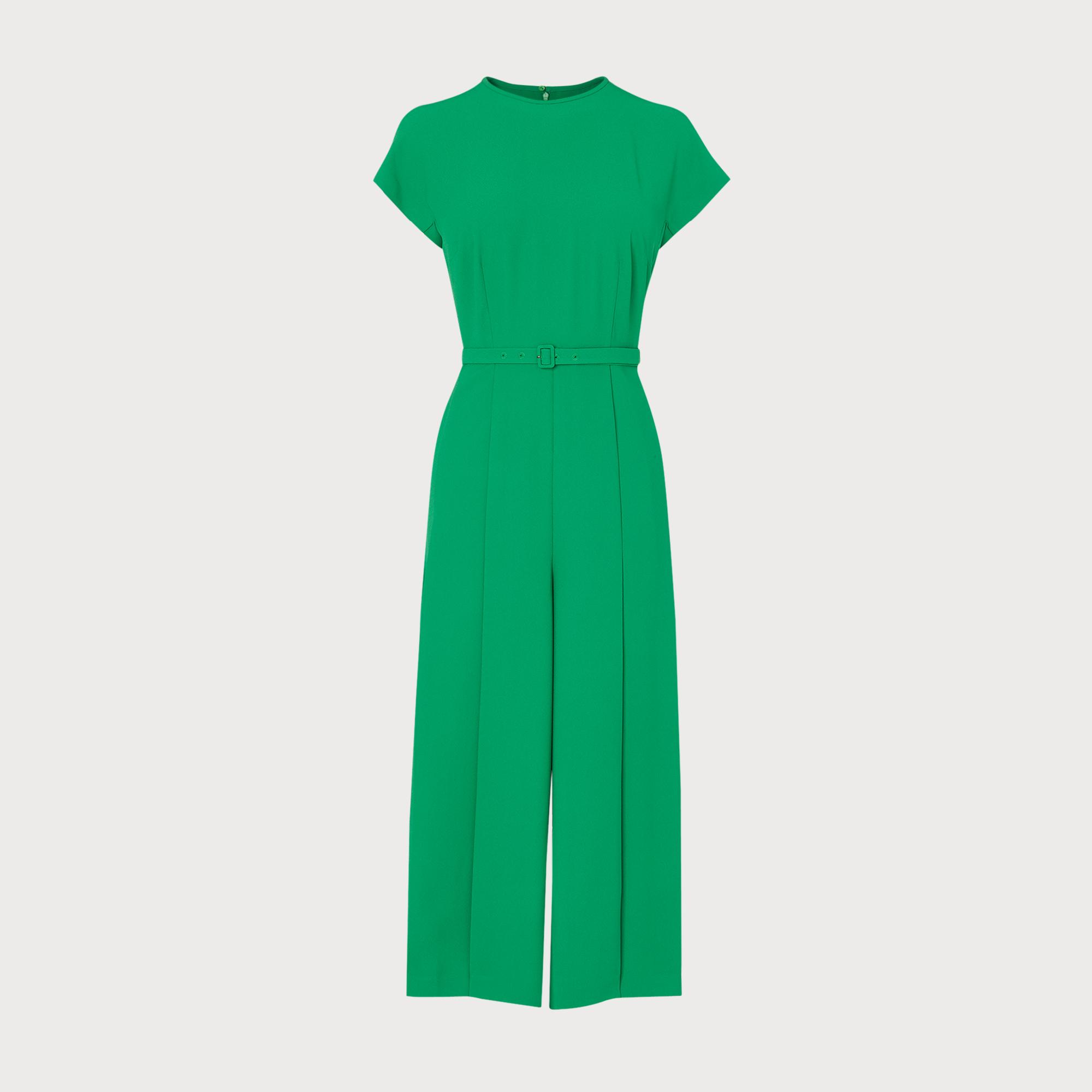 bright green jumpsuit