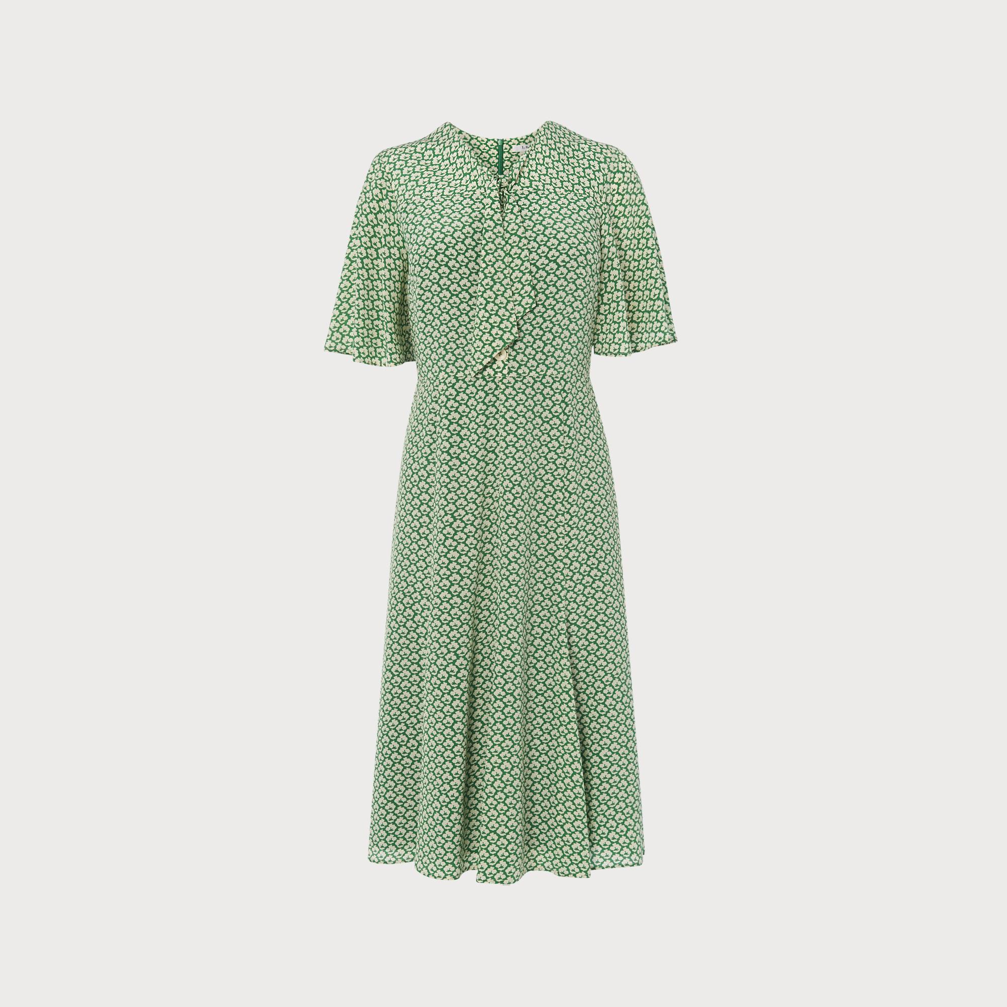 lk bennett silk dress