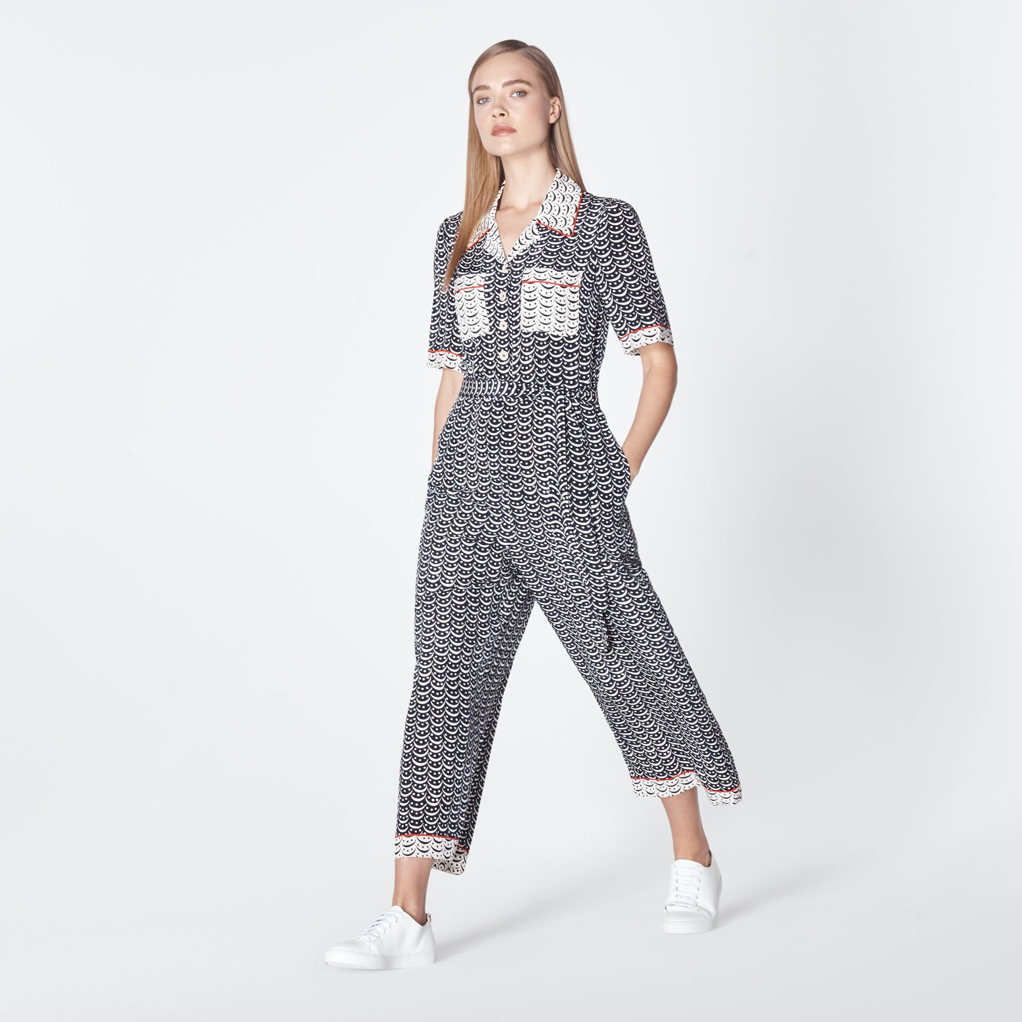 lk bennett gold jumpsuit