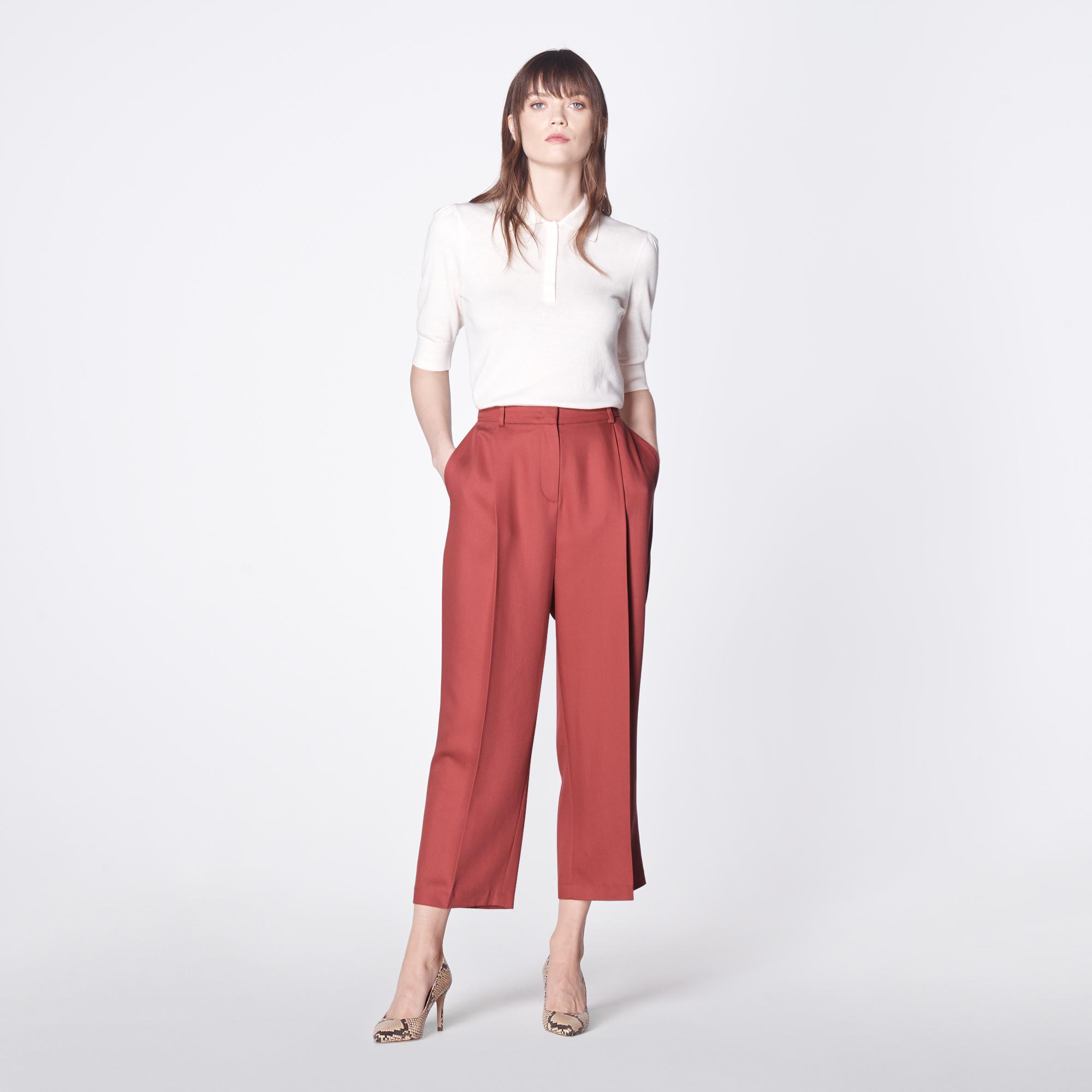 ladies cropped trousers size 14