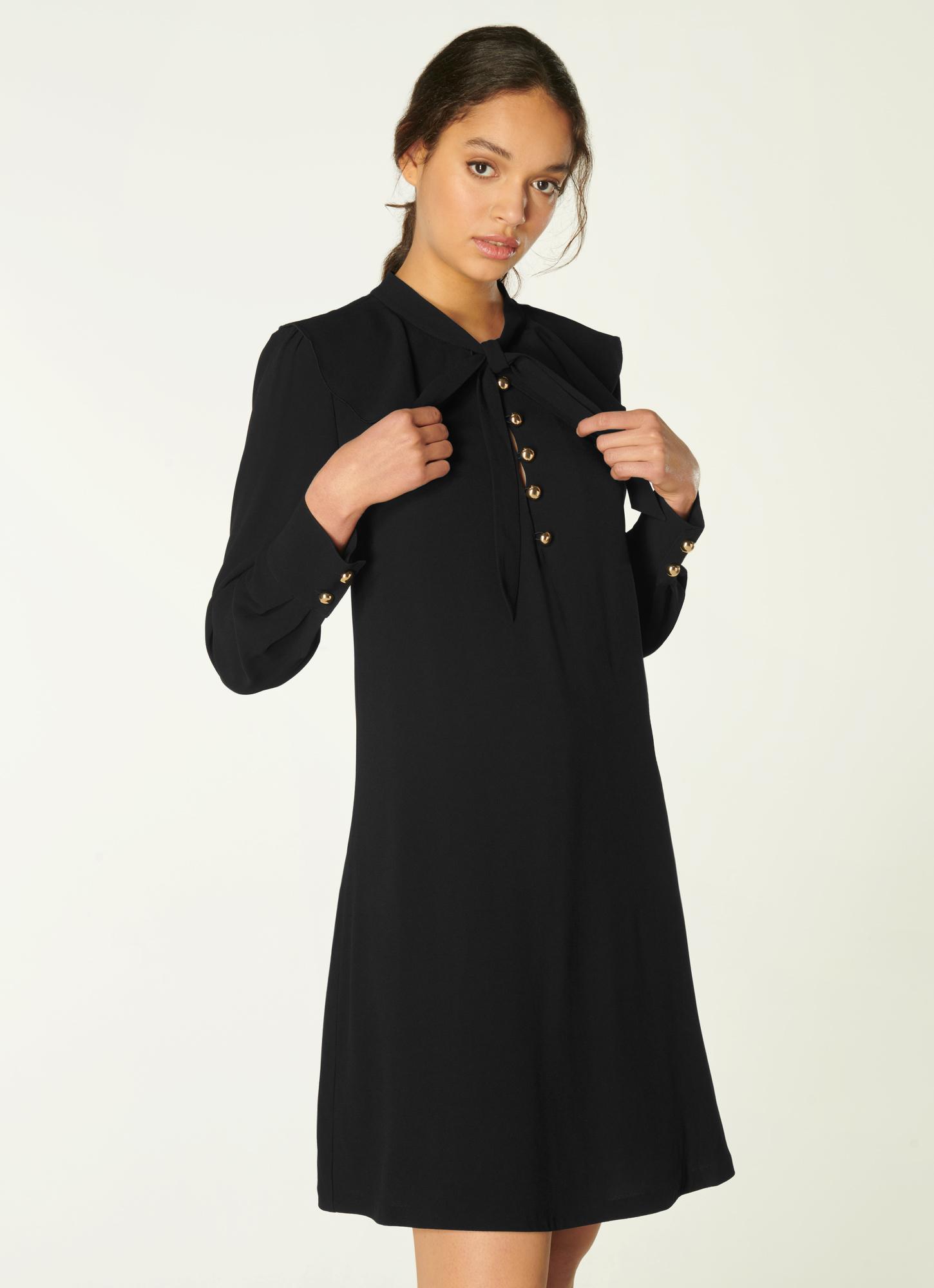 collared tunic dress