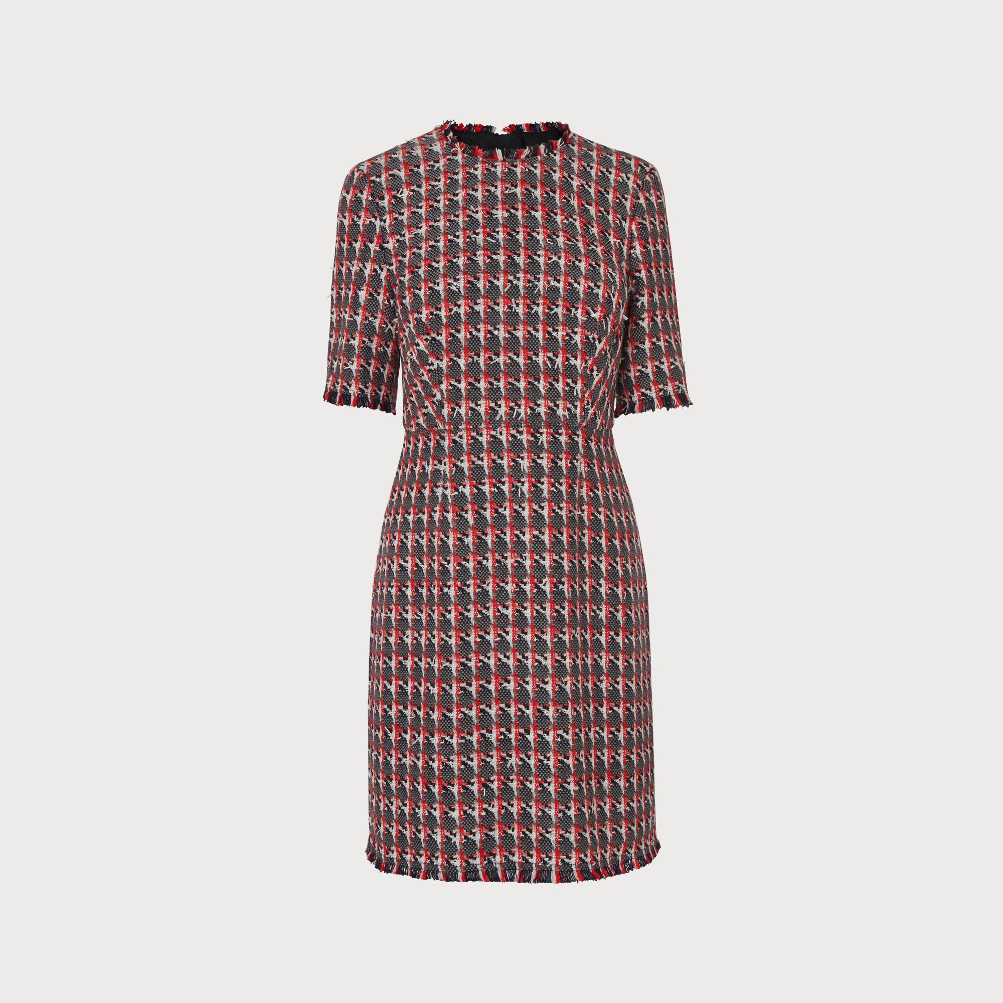 Red Tweed Dress