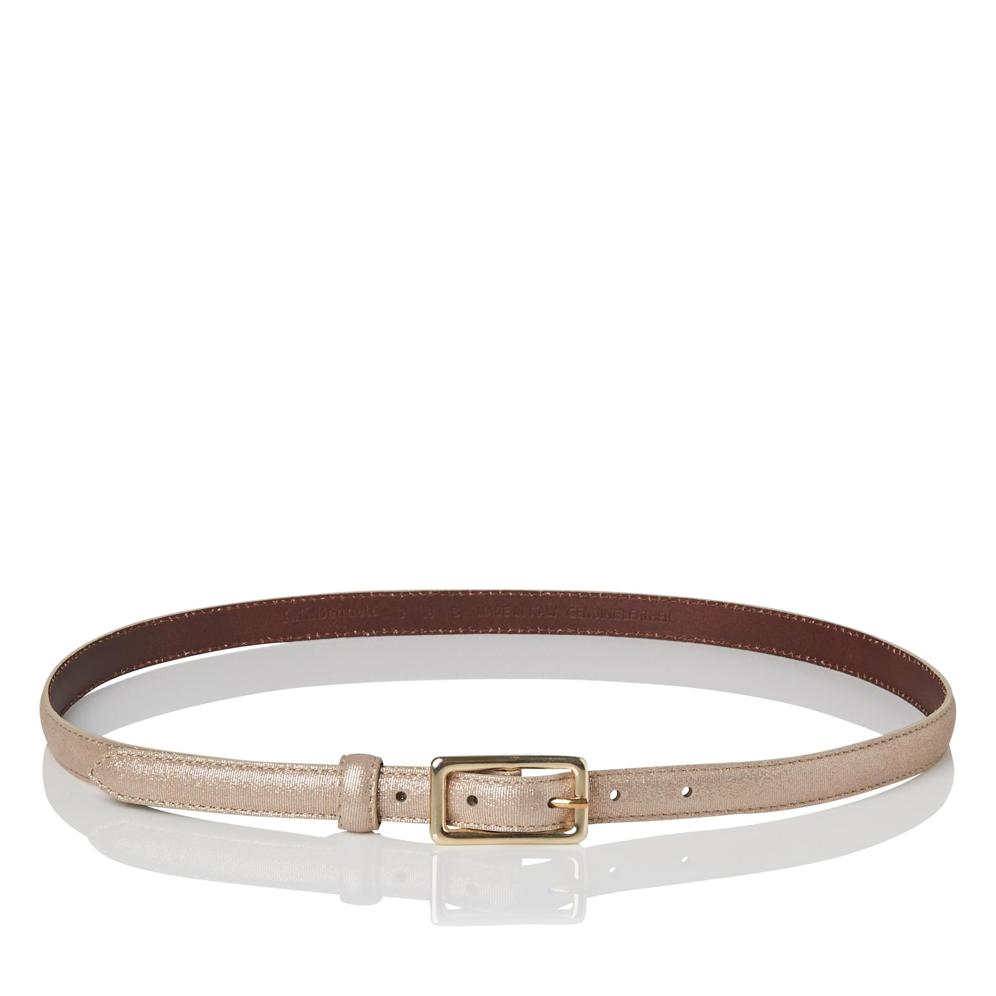 Glenda Gold Metallic Belt