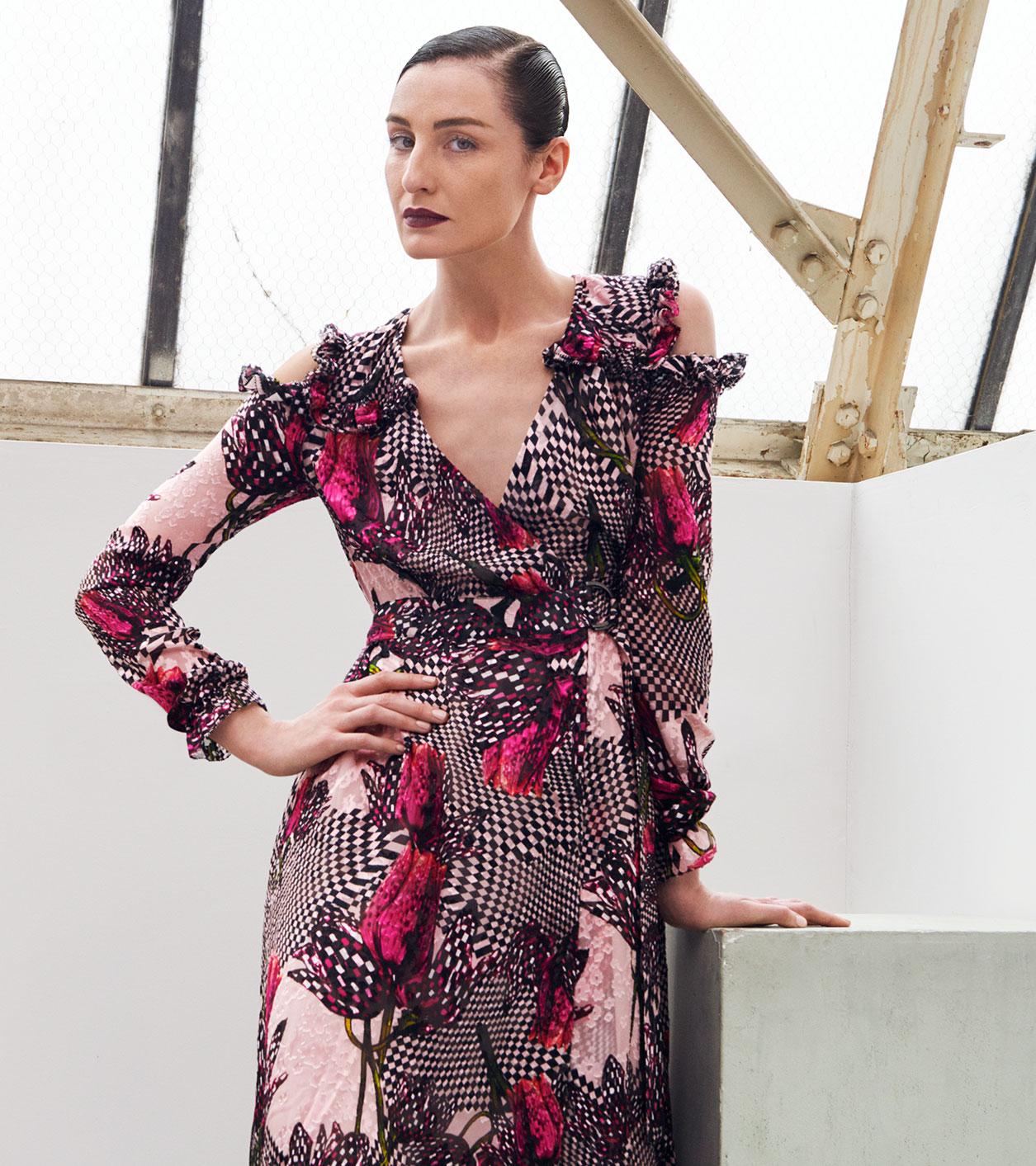 lk bennett wrap dress