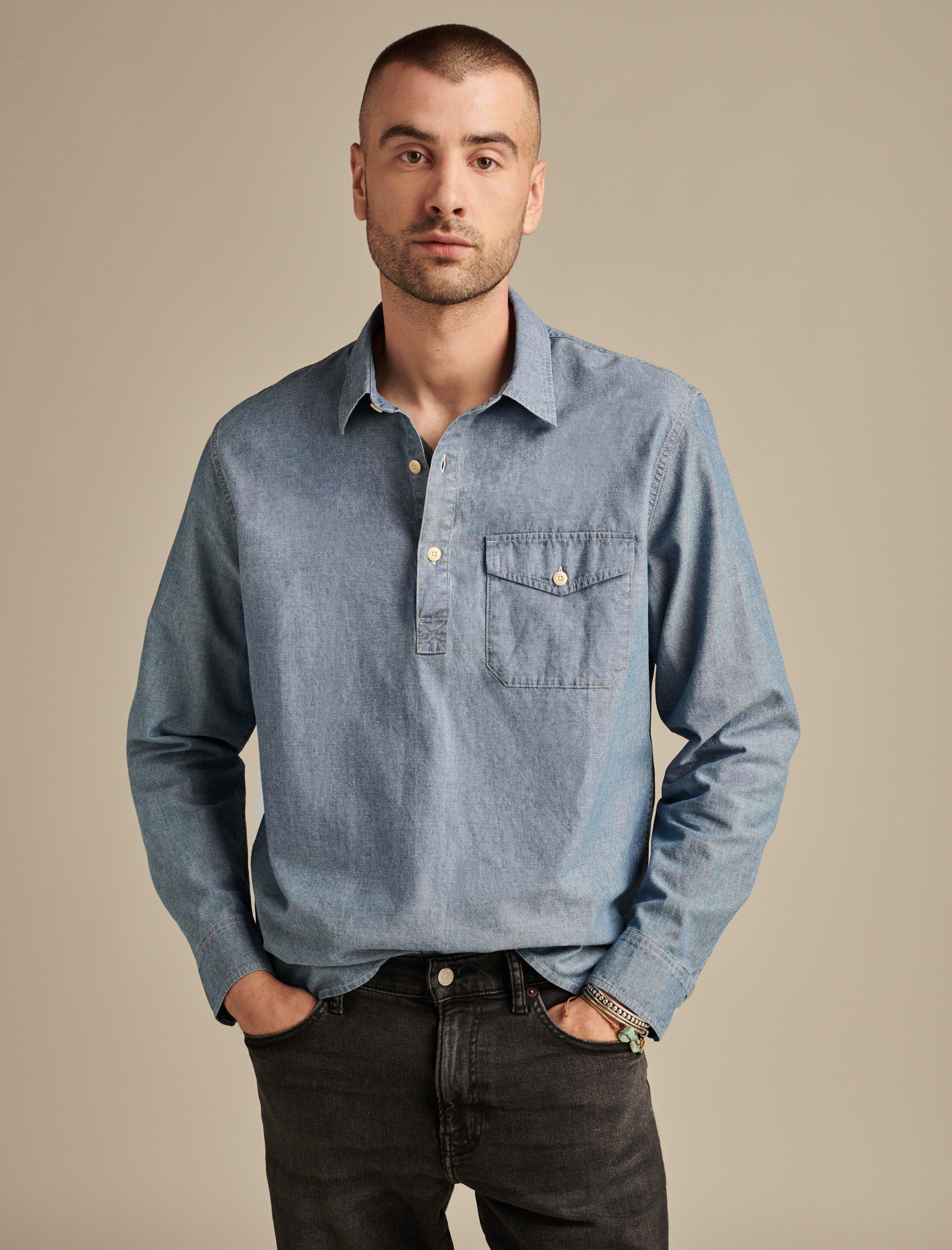 POP-OVER CHAMBRAY SHIRT