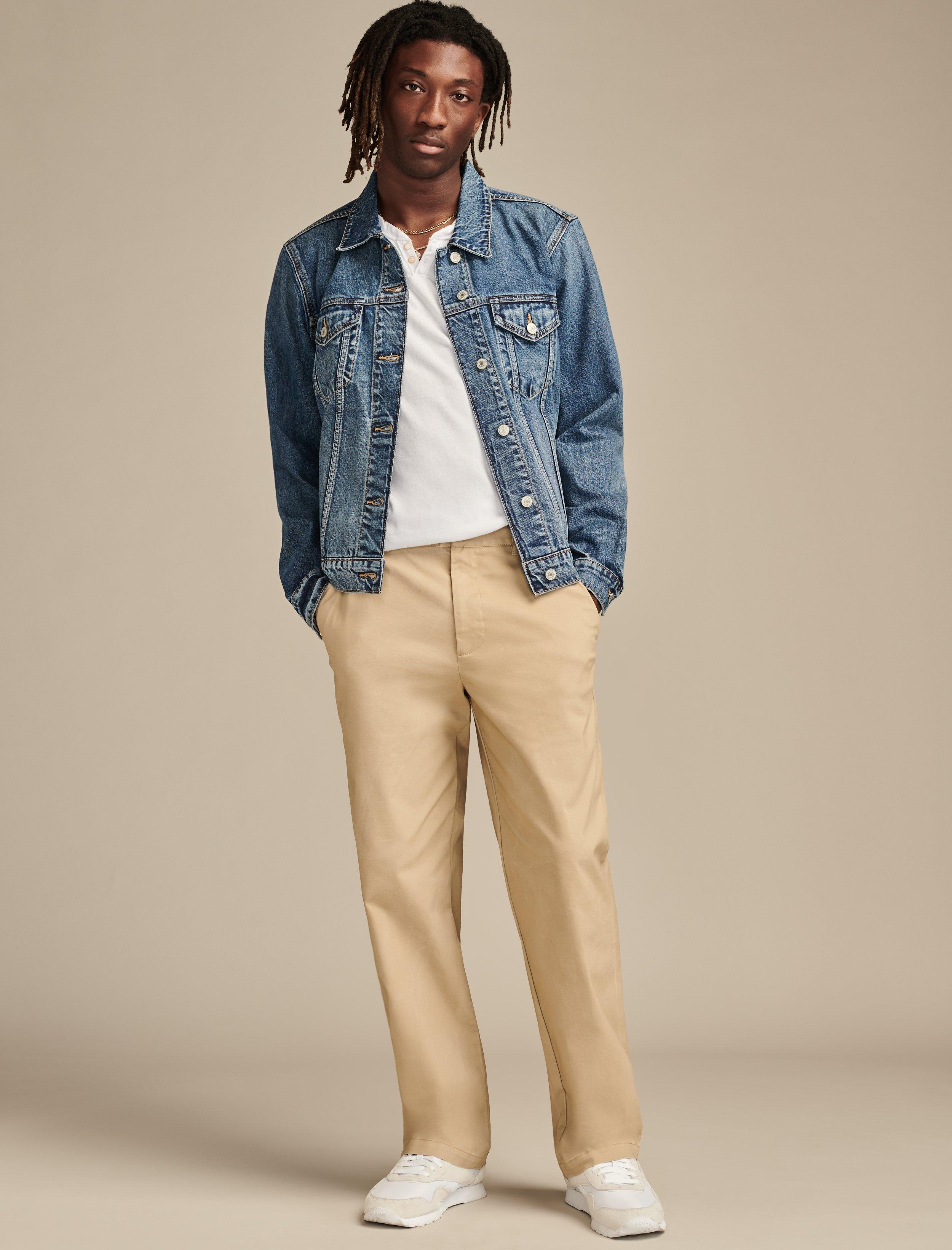 COOLMAX RELAXED STRAIGHT FIT CHINO