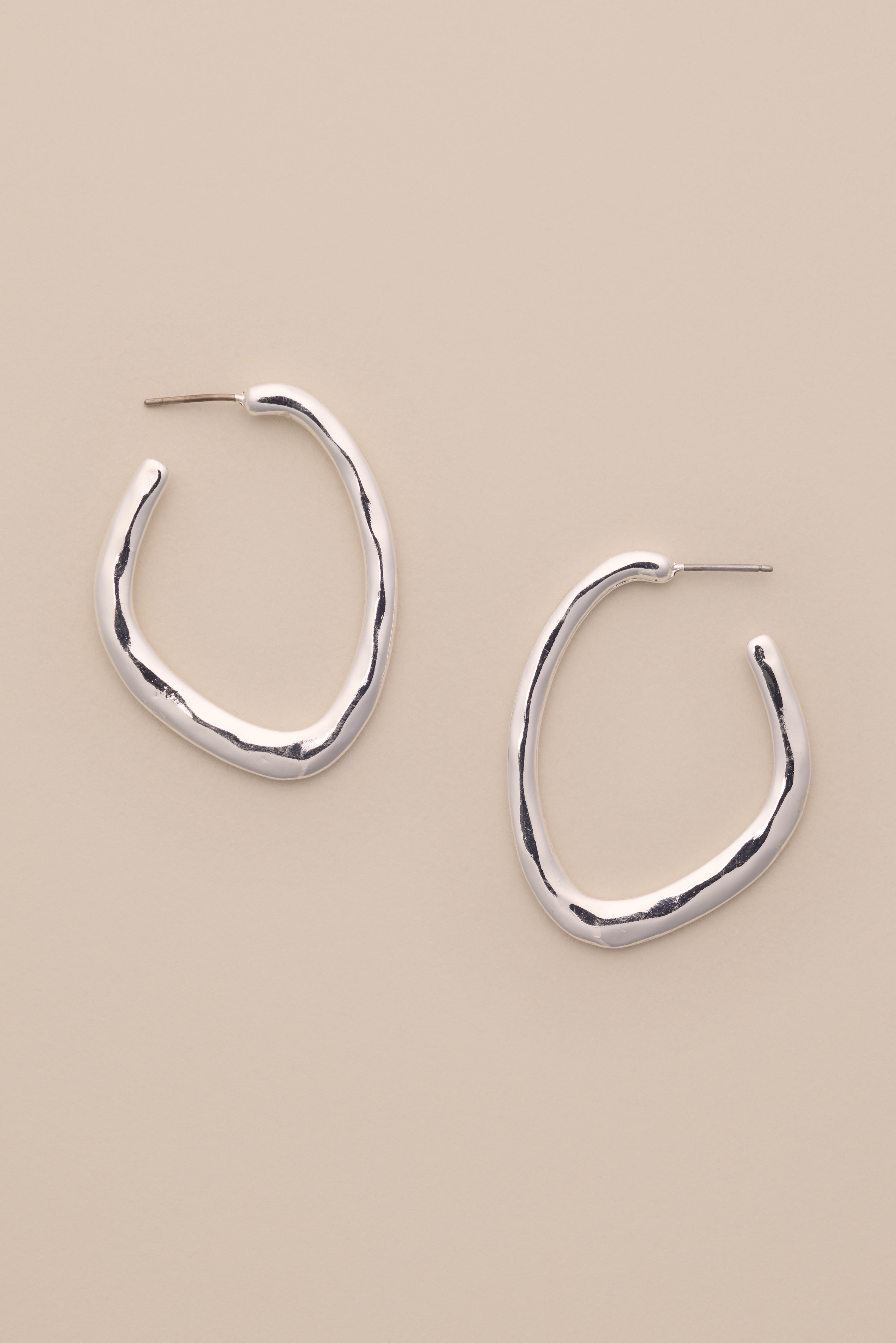 ORGANIC HOOP EARRINGS