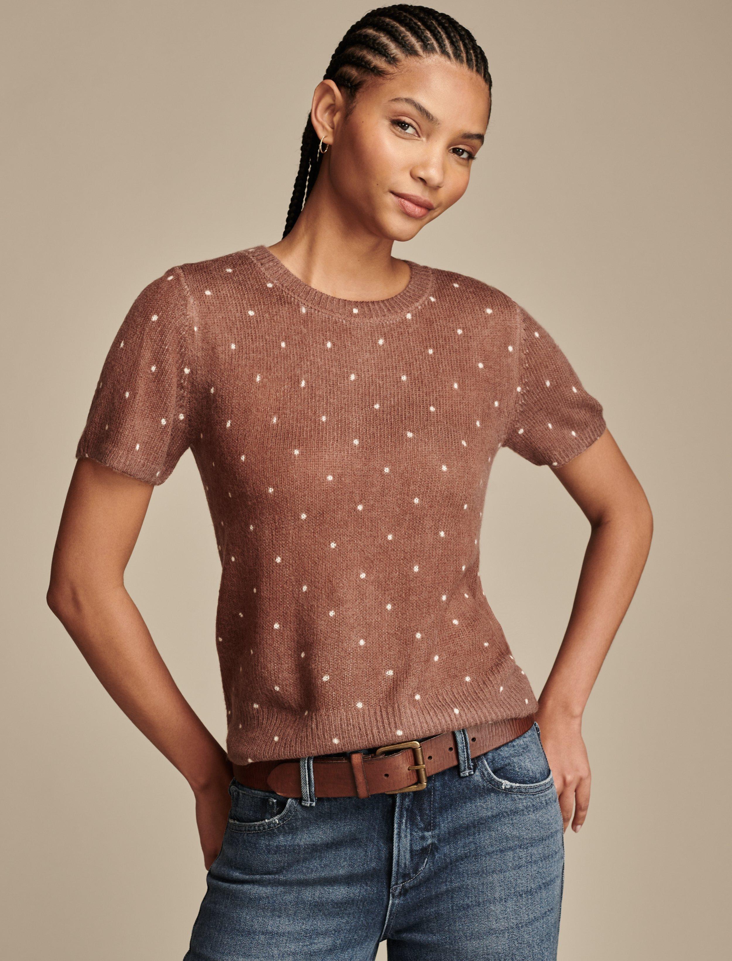 DOT PRINT SWEATER TEE