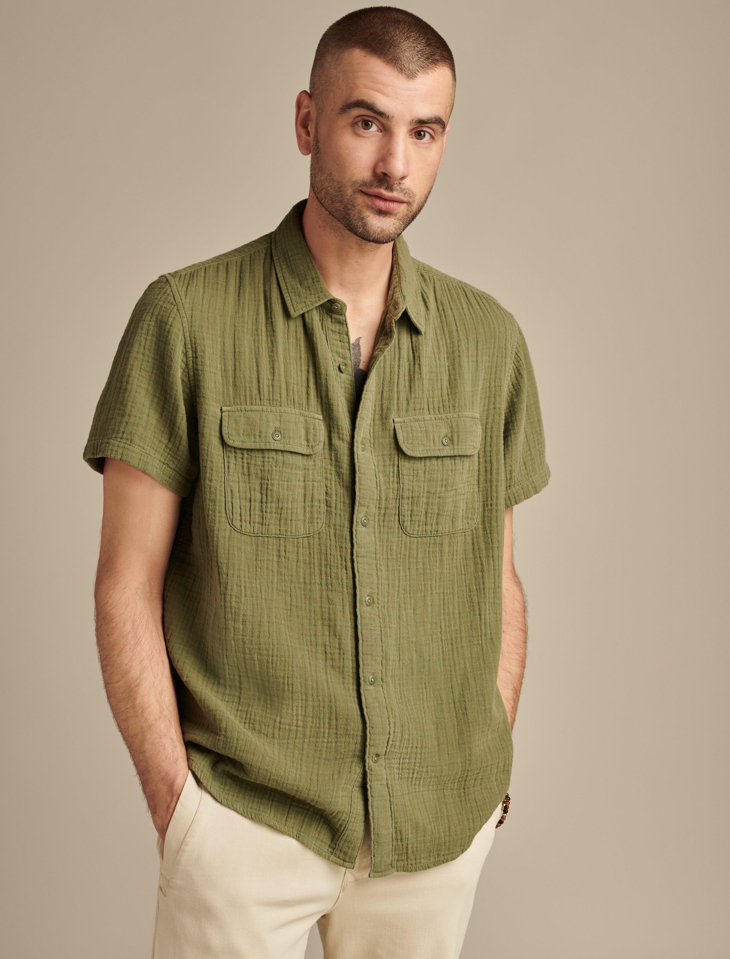 Short Sleeve Double Weave Utility Shirt