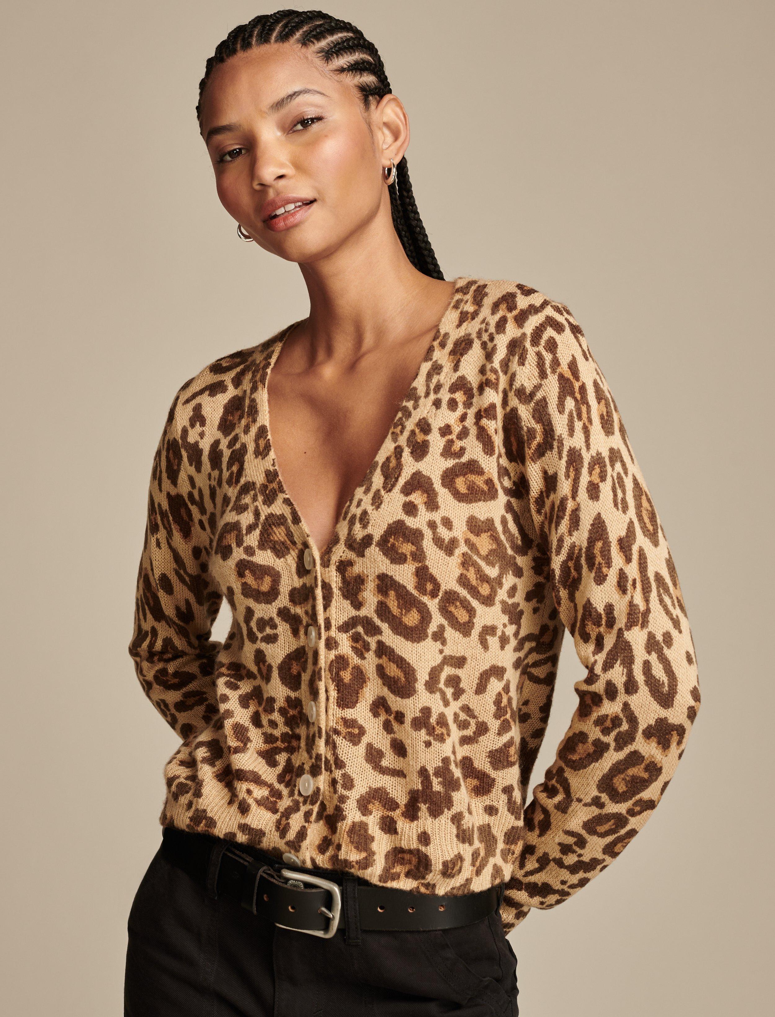 CHEETAH PRINT CARDIGAN