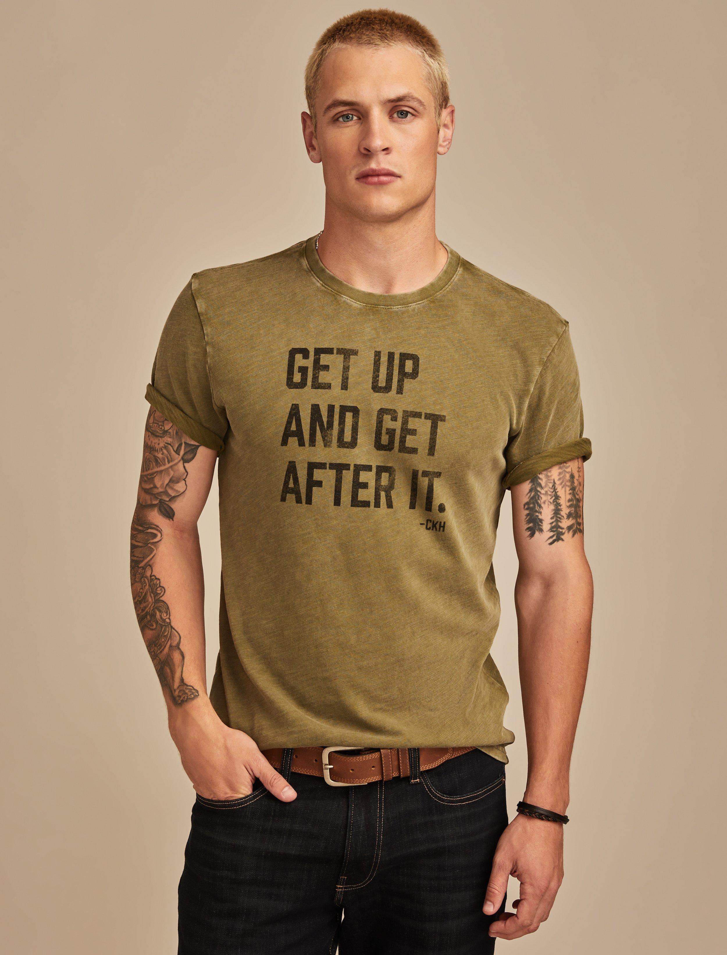 COLE HAUSER GET UP GRAPHIC TEE