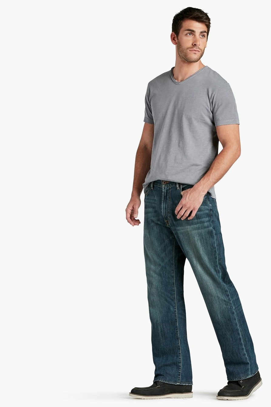 Lucky Brand 181 Greenvale Relaxed-Fit Straight Leg Jeans