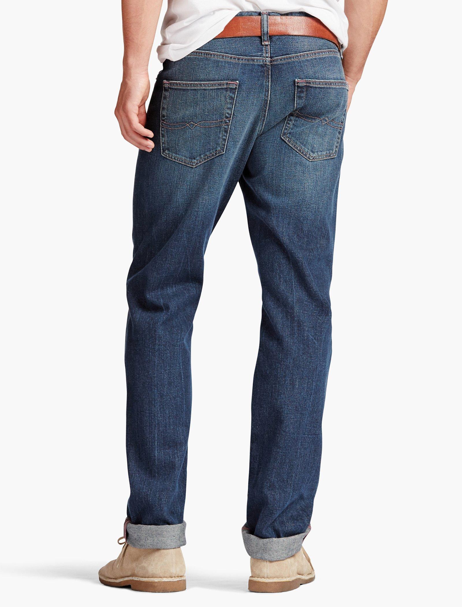 Buy Lucky Brand men 410 athletic slim fit jeans navy Online