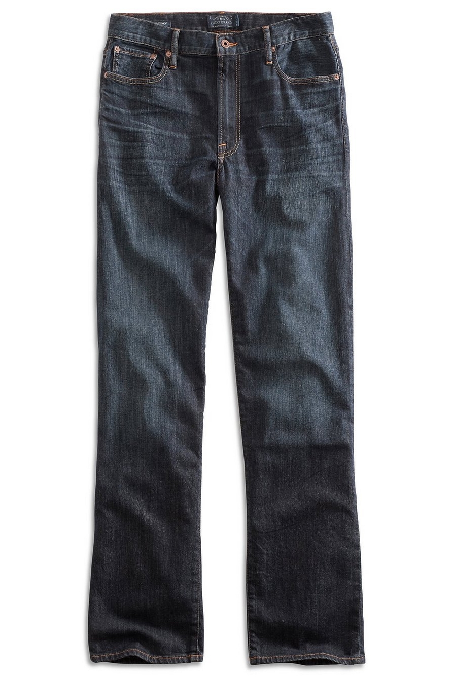 Lucky Brand Jeans Men's 36 Short Relaxed Straight 100% Cotton Denim 28  Inseam