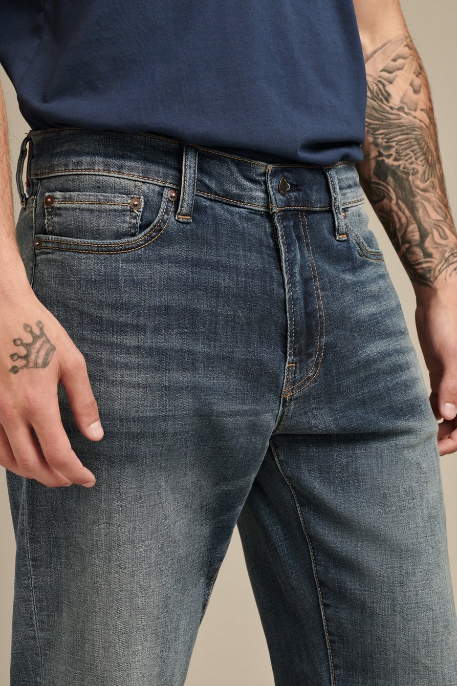 Vintage Lucky Brand Men's 165 Straight Leg Cotton Blue Denim Jeans Size  36x30